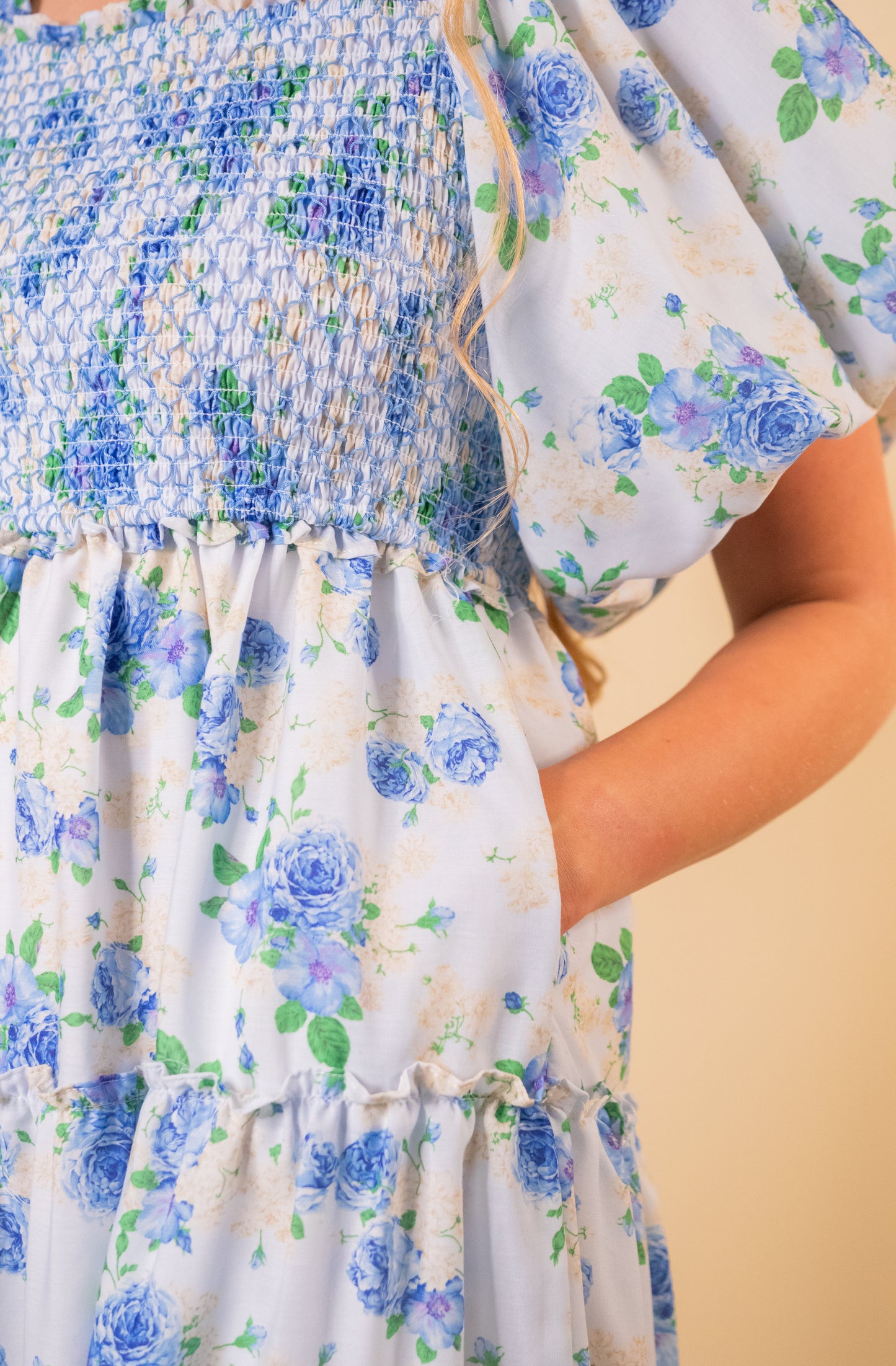 The Lucy Smocked Floral Dress