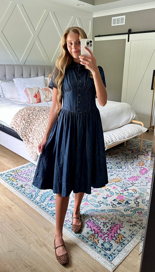 The Rue Denim Shirt Dress