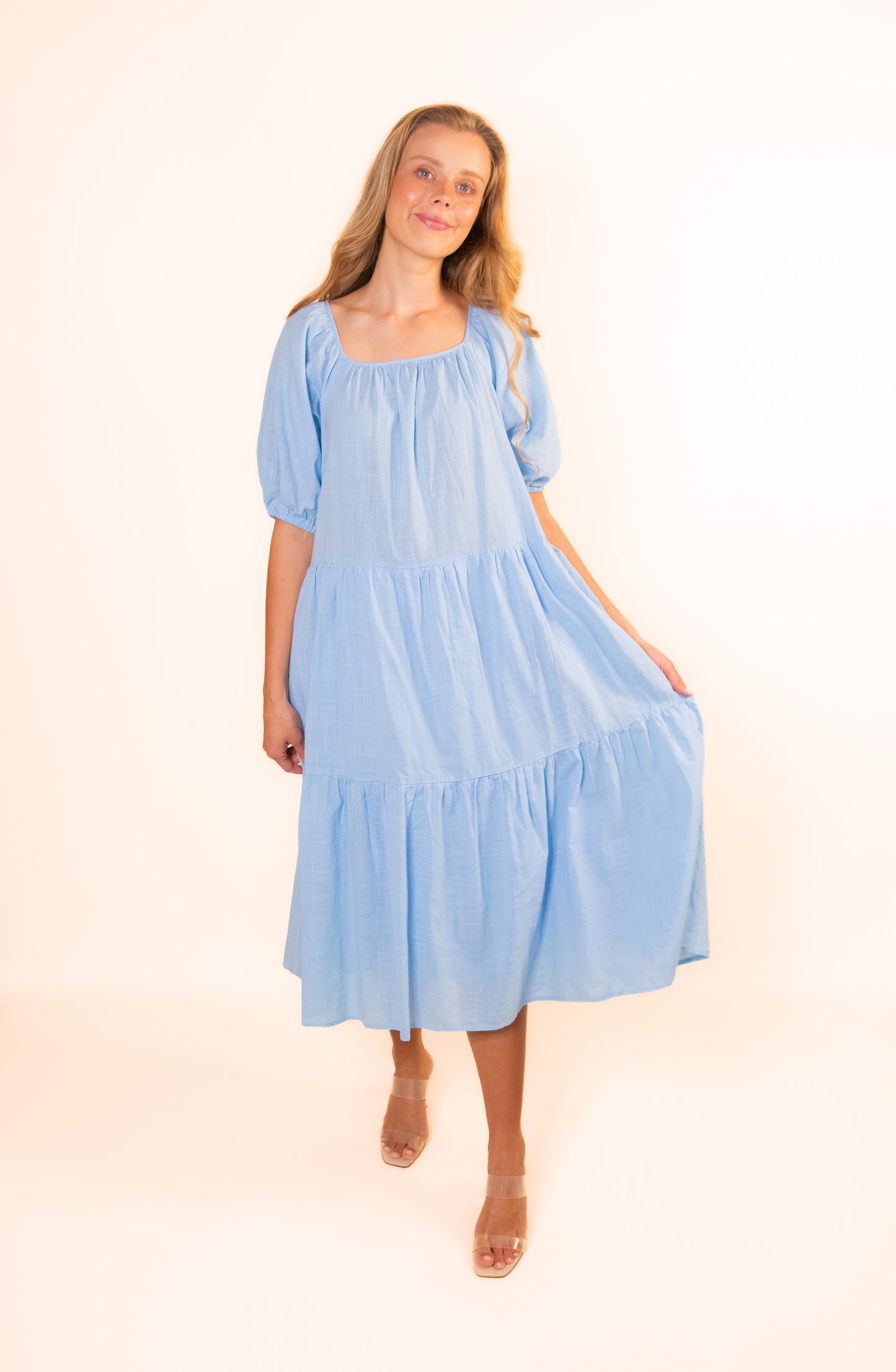 The Marley Dress in Baby Blue