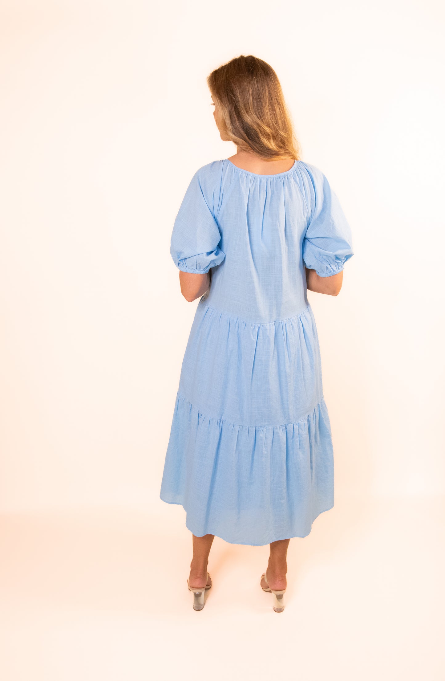 The Marley Dress in Baby Blue