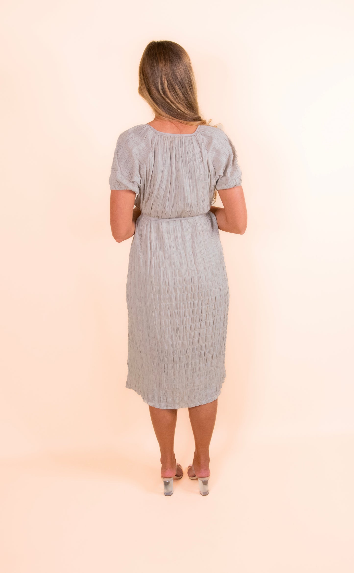 RESTOCKED - The Emmerson Gauze Belt Dress