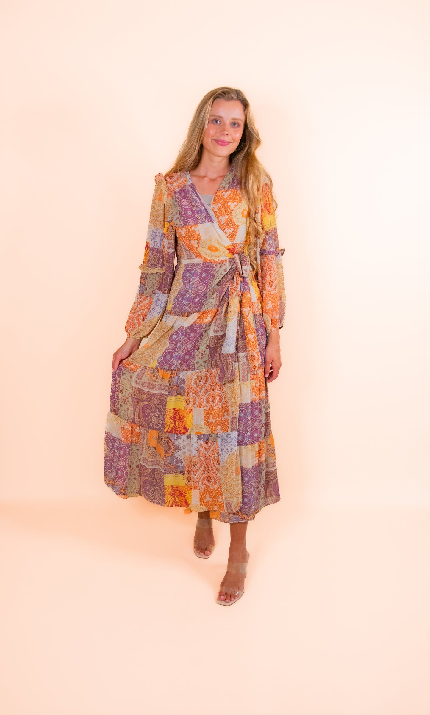 The Ellis Boho Wrap Dress