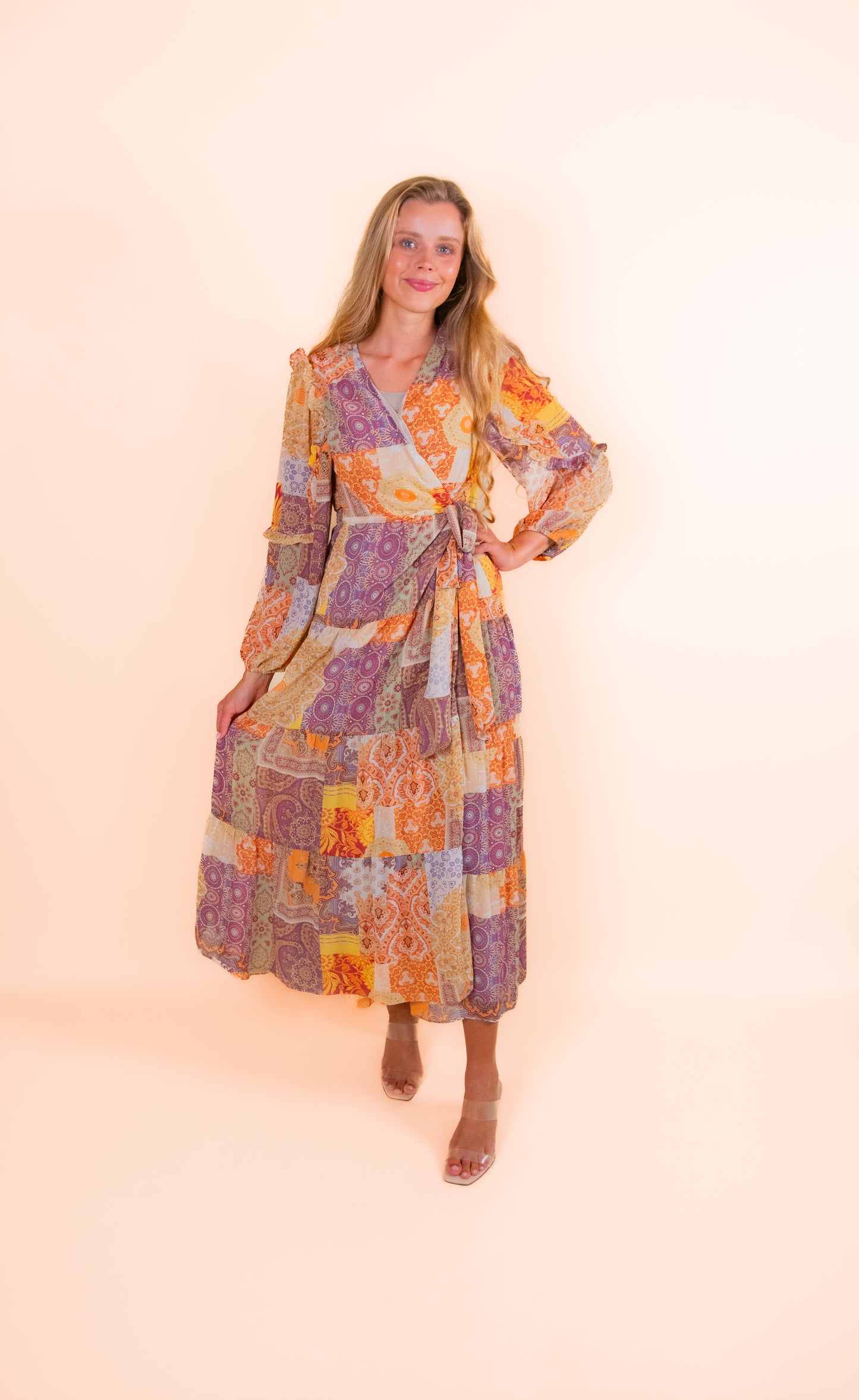 The Ellis Boho Wrap Dress