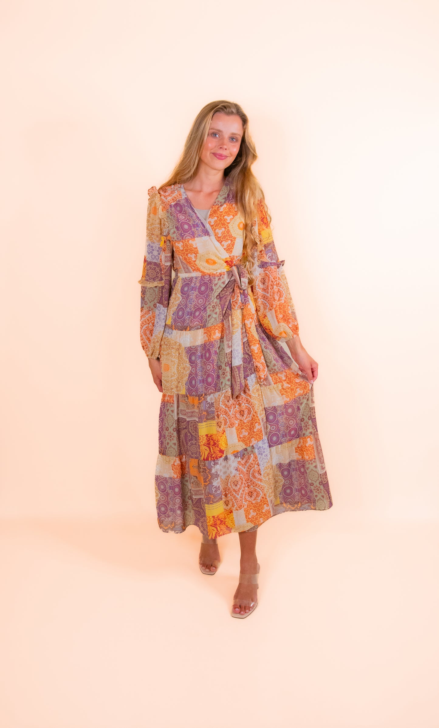 The Ellis Boho Wrap Dress