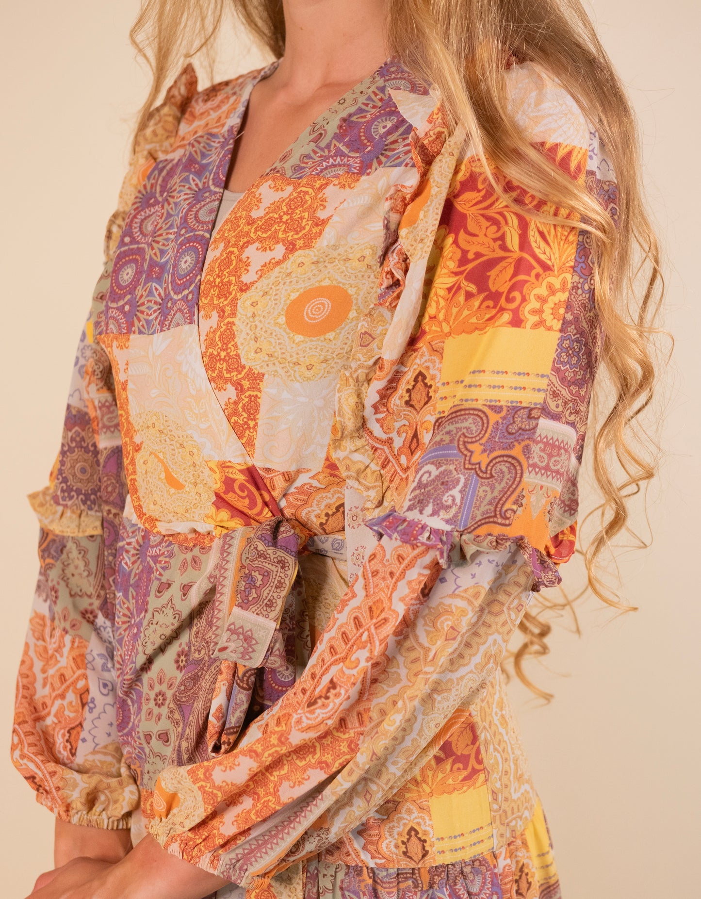 The Ellis Boho Wrap Dress