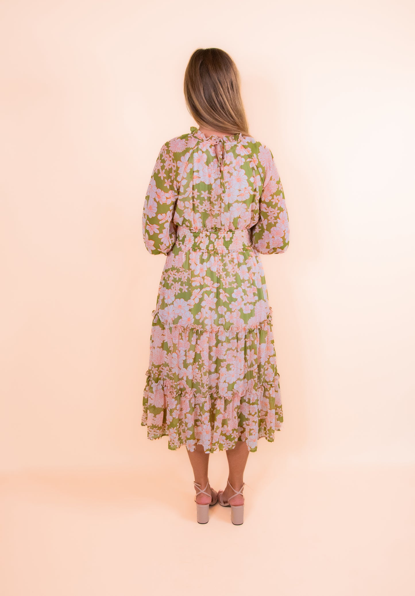 The Amelia Chiffon Floral Dress