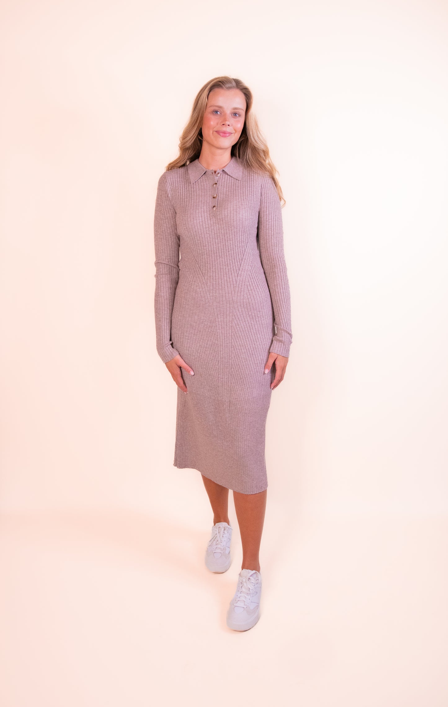 The Kallie Collared Sweater Dress