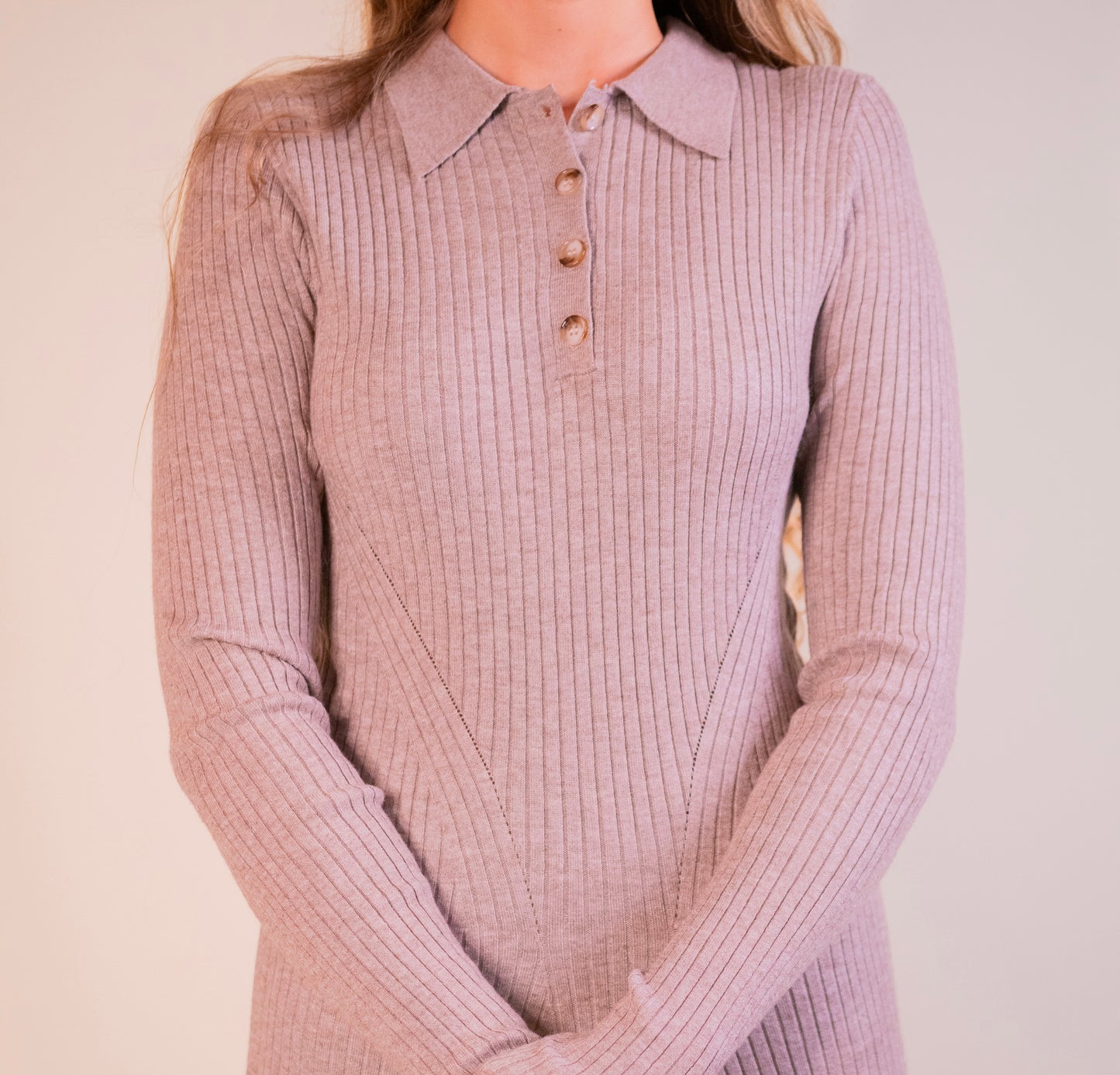 The Kallie Collared Sweater Dress