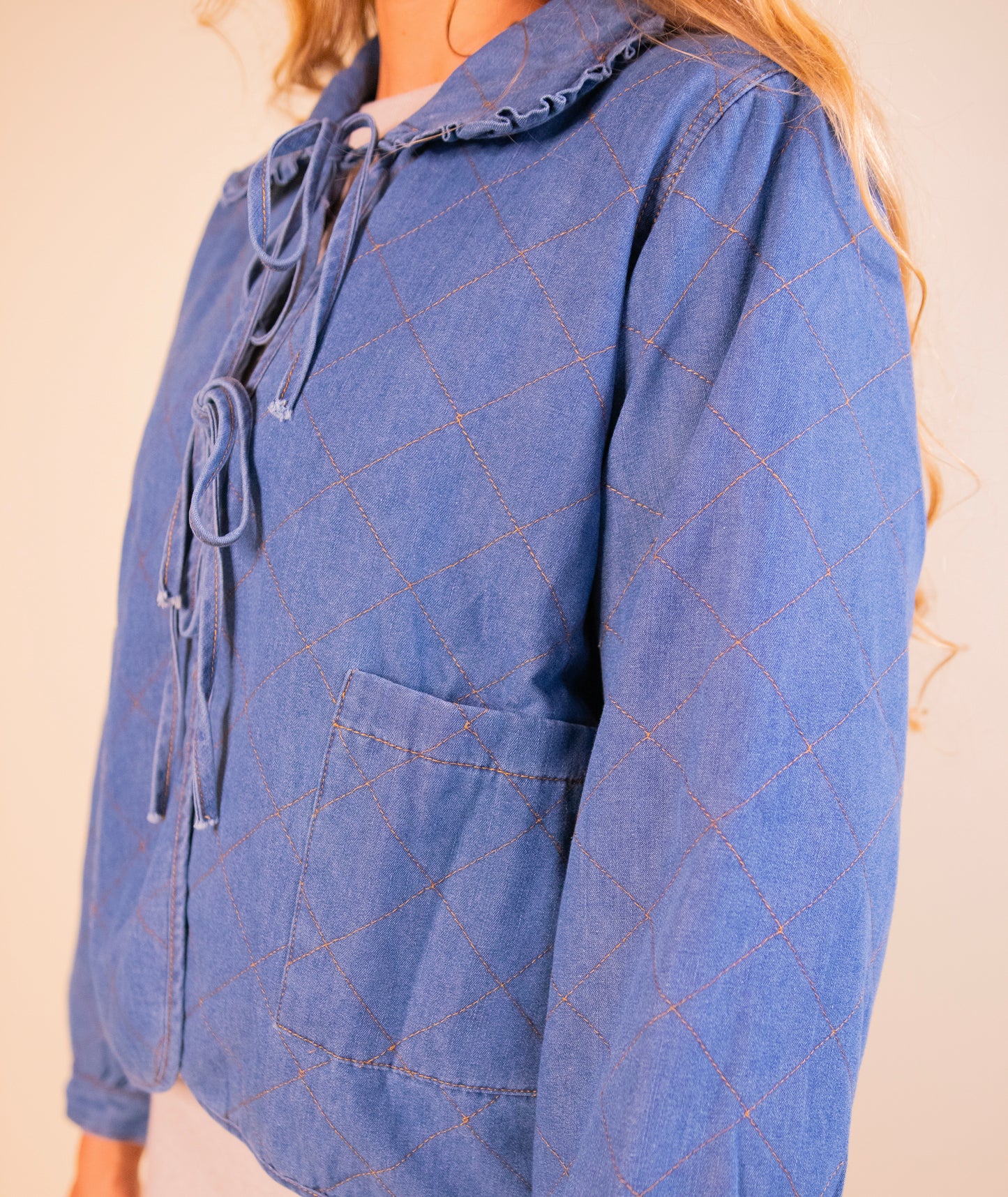 The Ellen Bow Denim Jacket