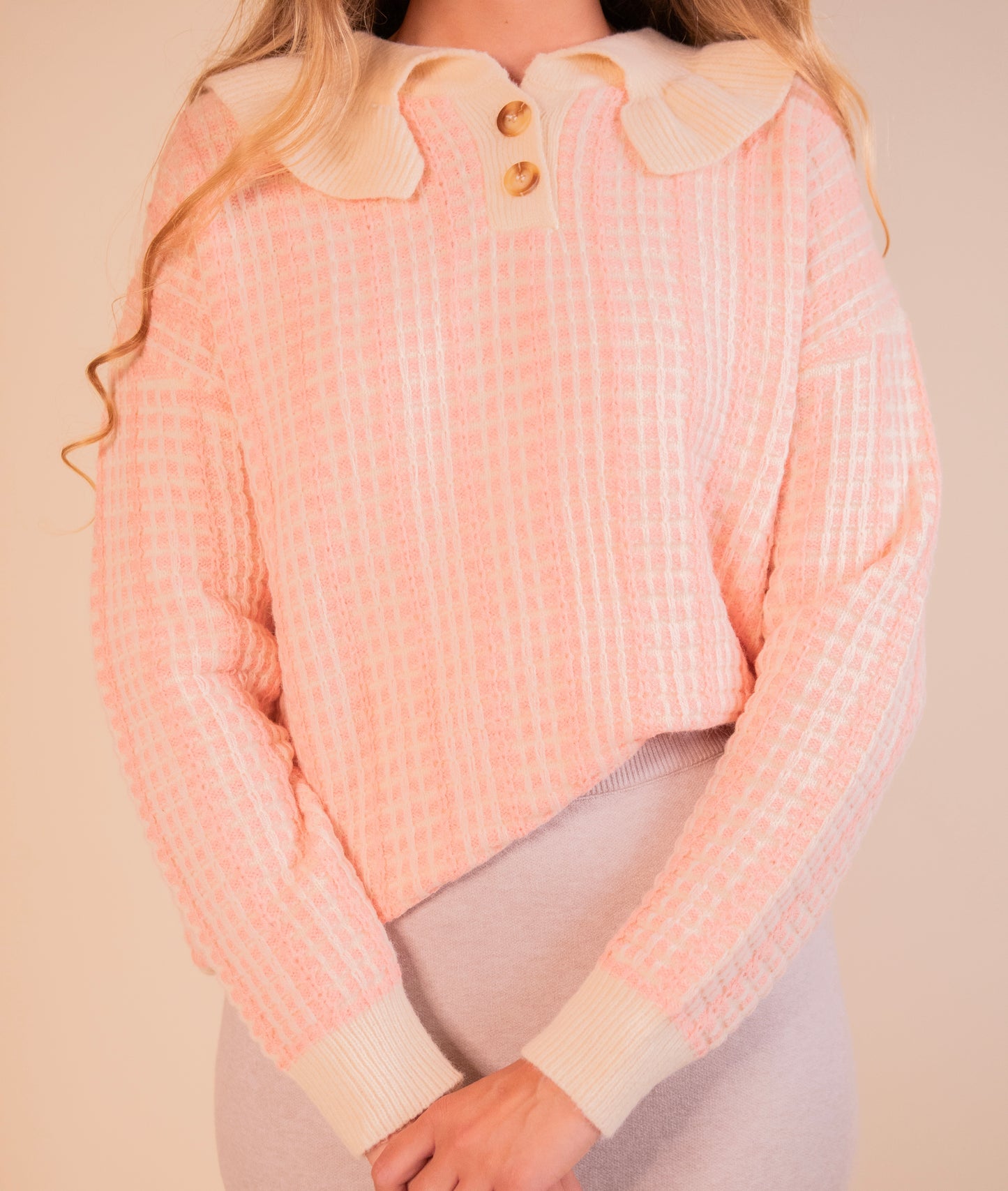 The Ella Collar Knit Sweater