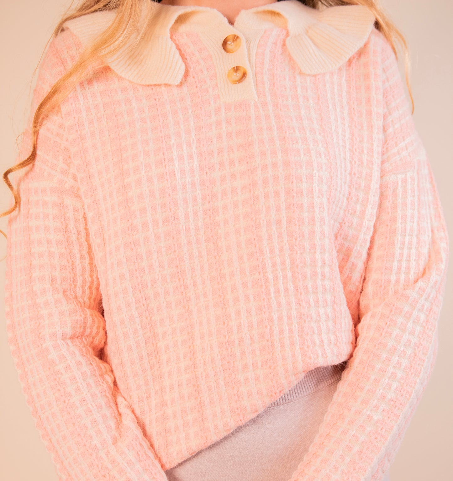 The Ella Collar Knit Sweater