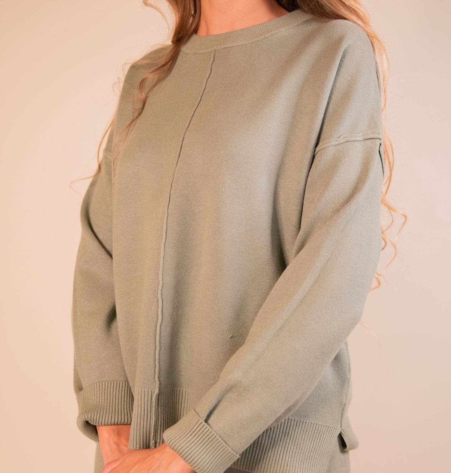 The Starla Sweater Set in Toasted Sage