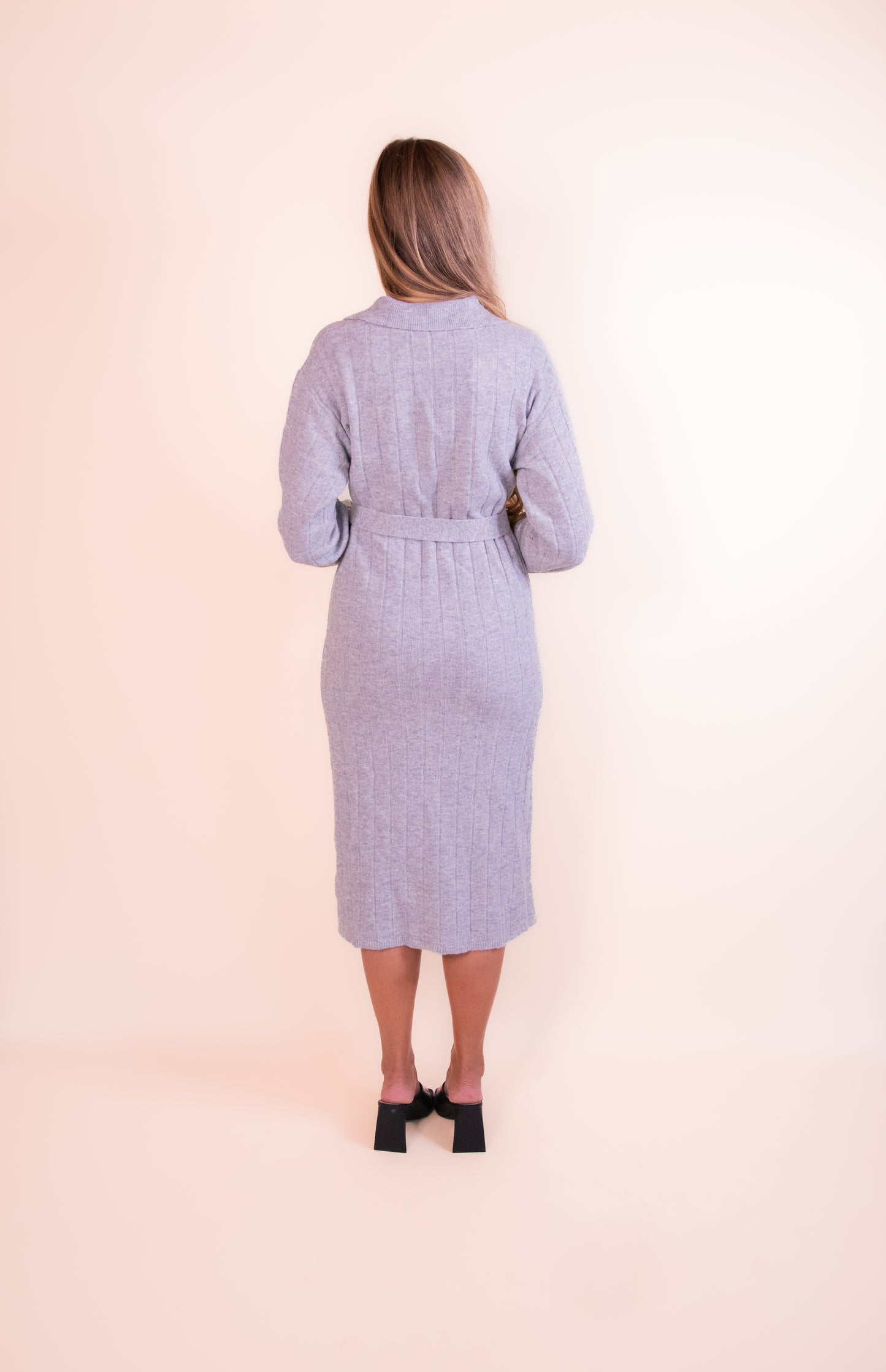 The Hazel Collared Sweater Dress