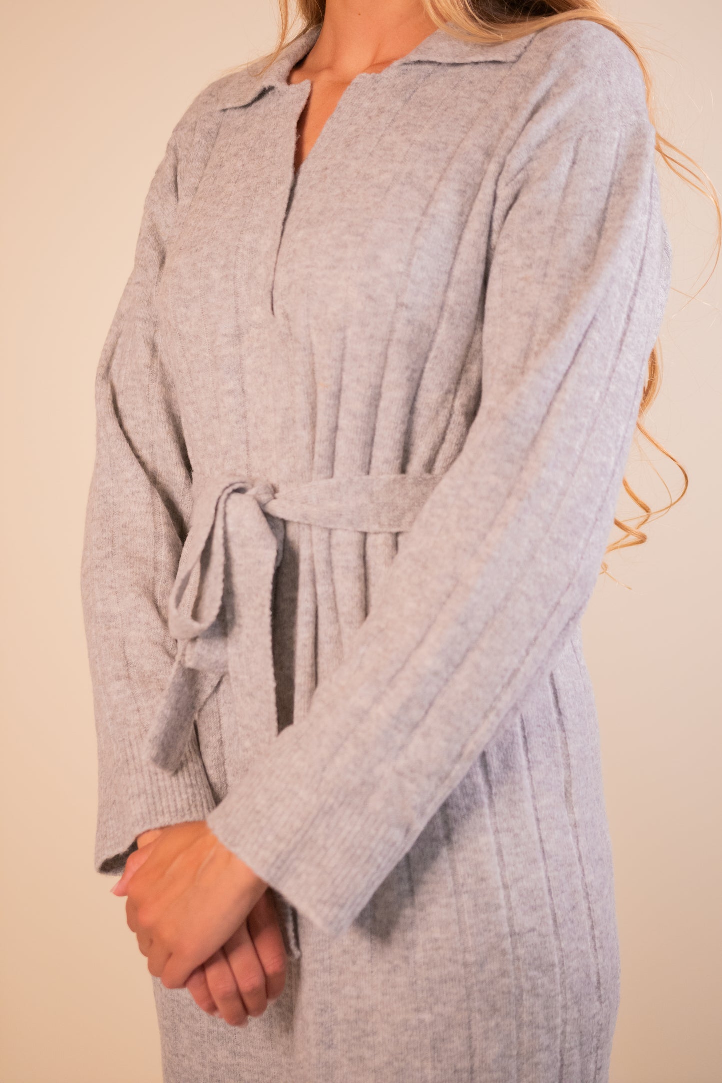 The Hazel Collared Sweater Dress