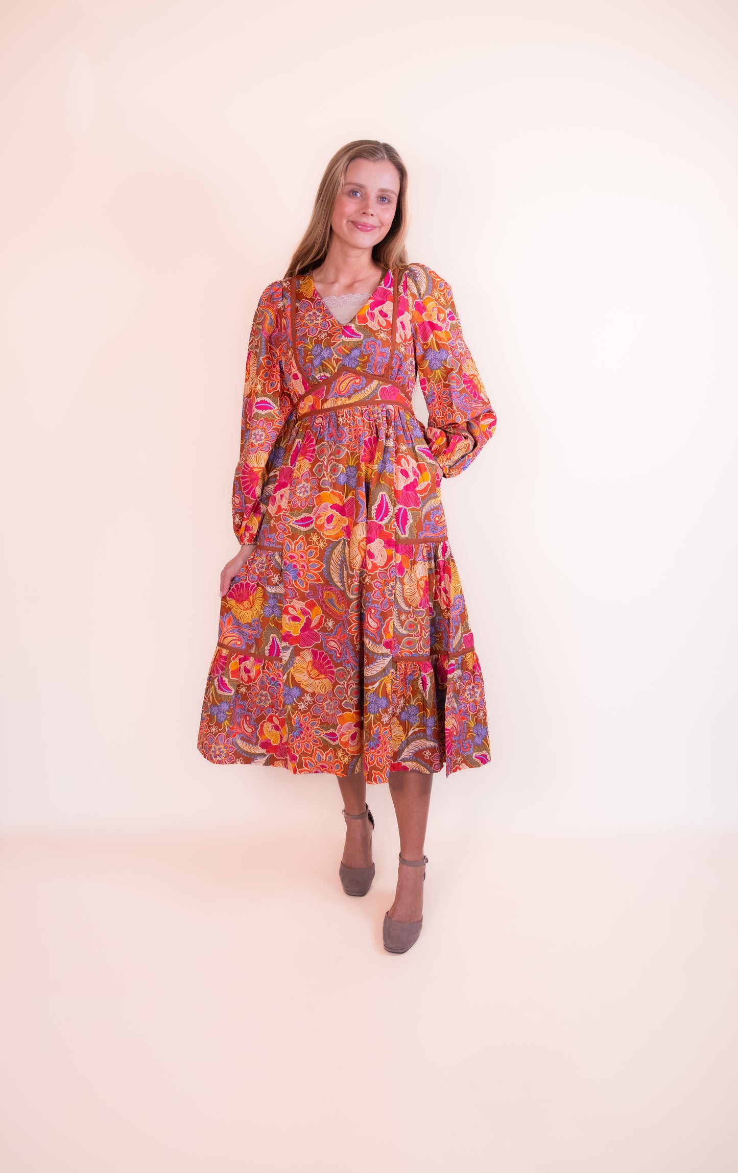 The Lana Boho Floral Dress