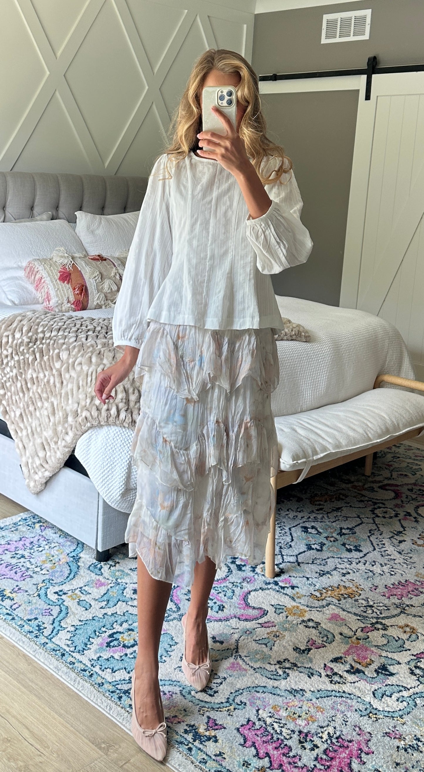 The Merit Top in 100% White Cotton