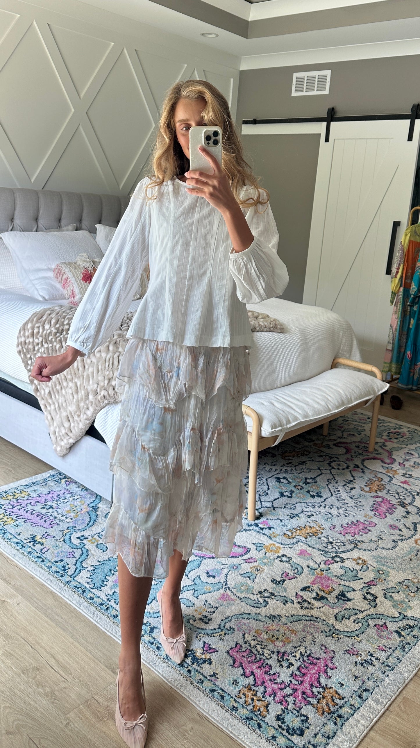 The Merit Top in 100% White Cotton