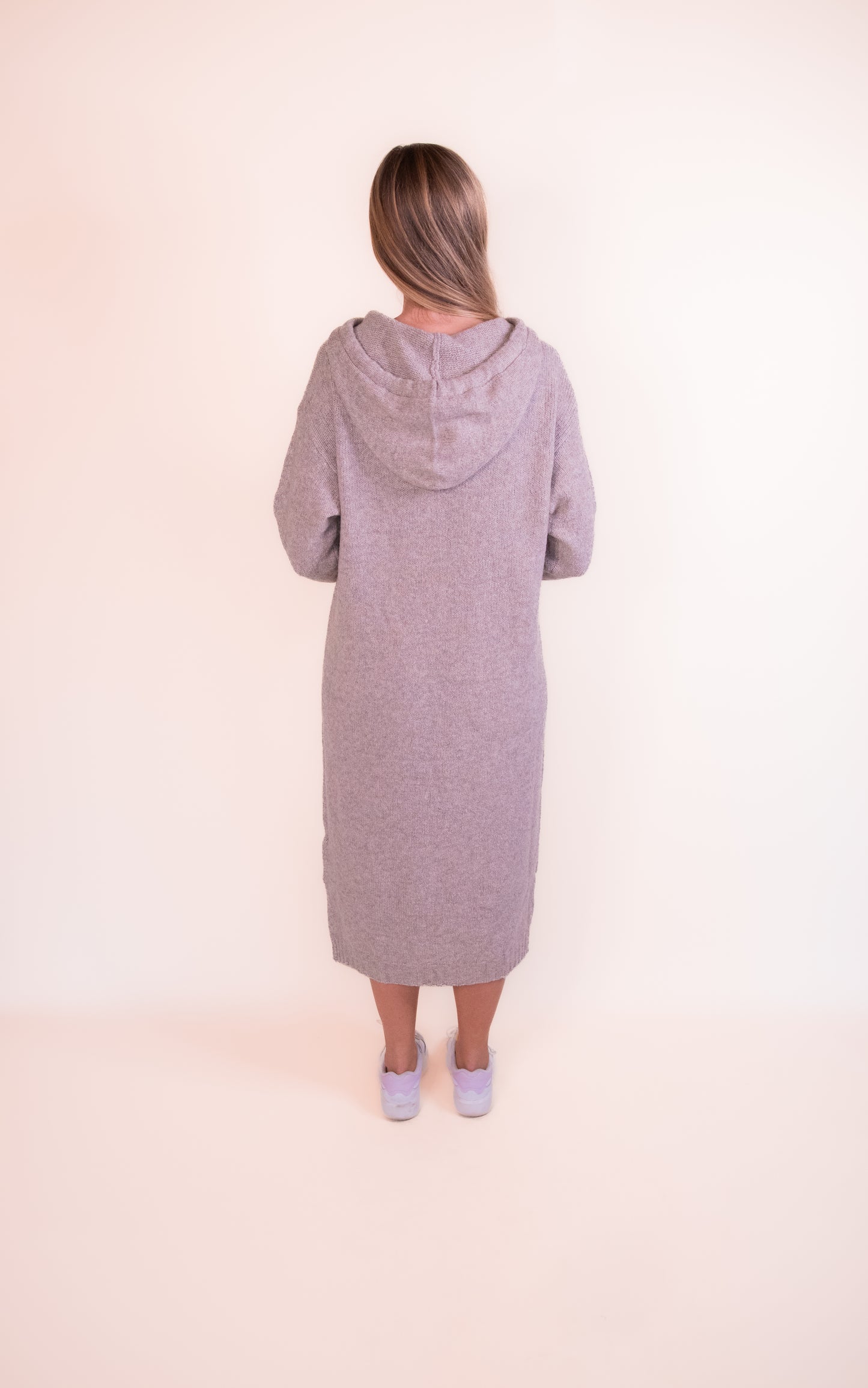 The Emma Hoodie Dress in Mocha