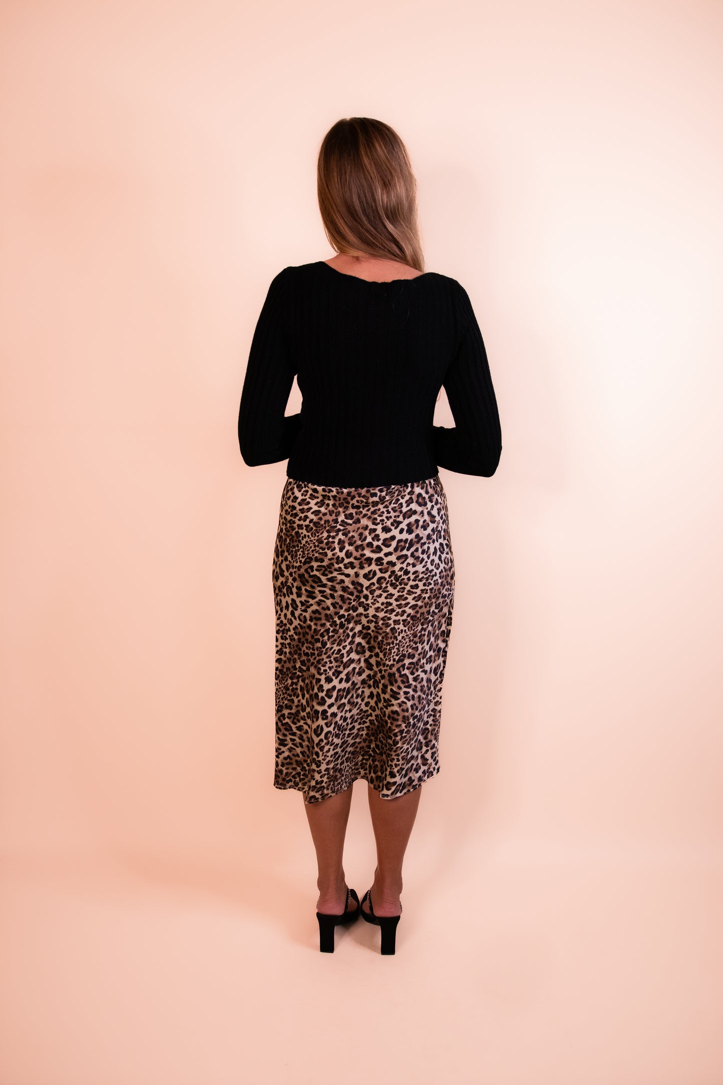 The Lennon Leopard Slip Skirt