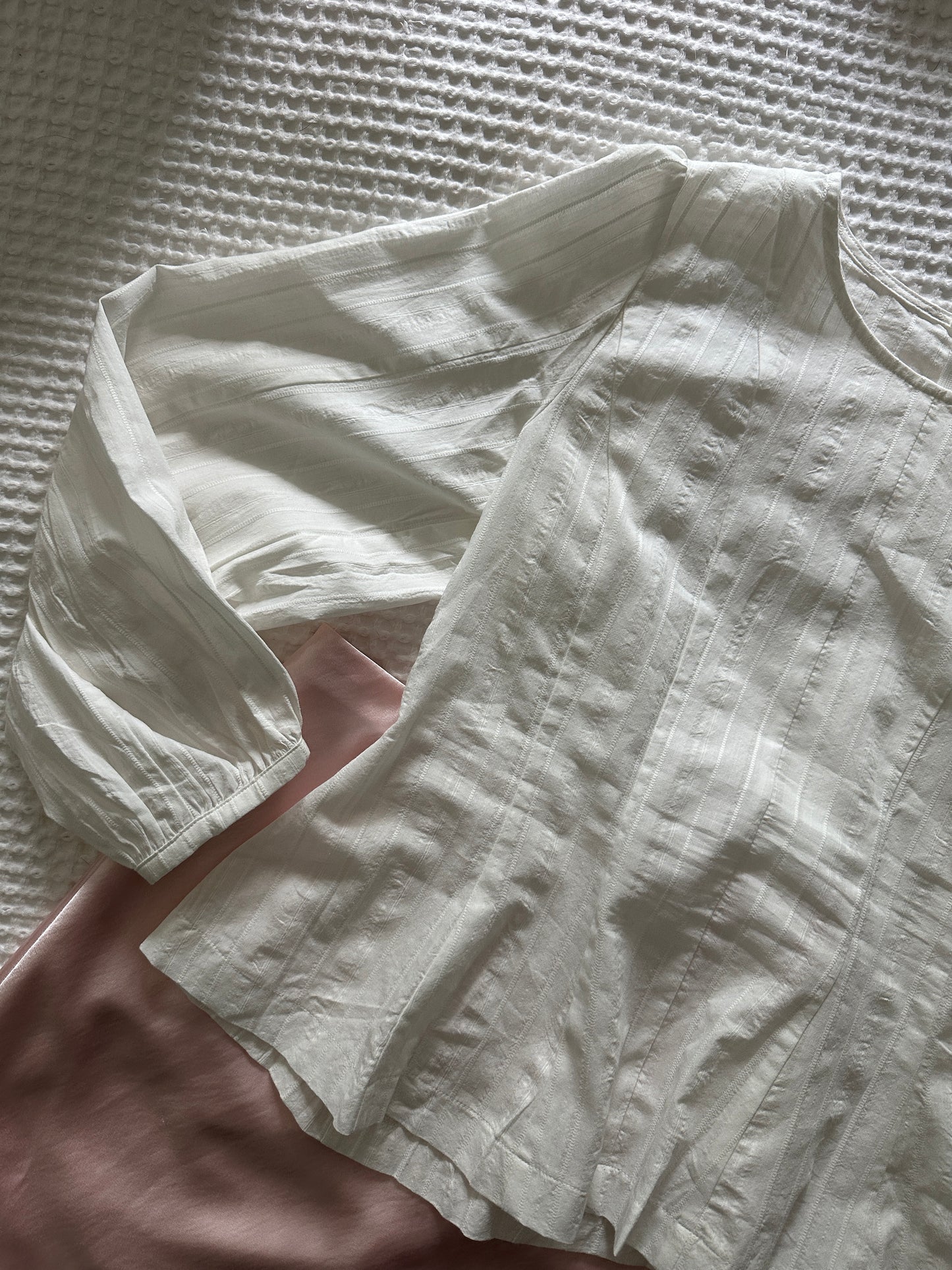 The Merit Top in 100% White Cotton
