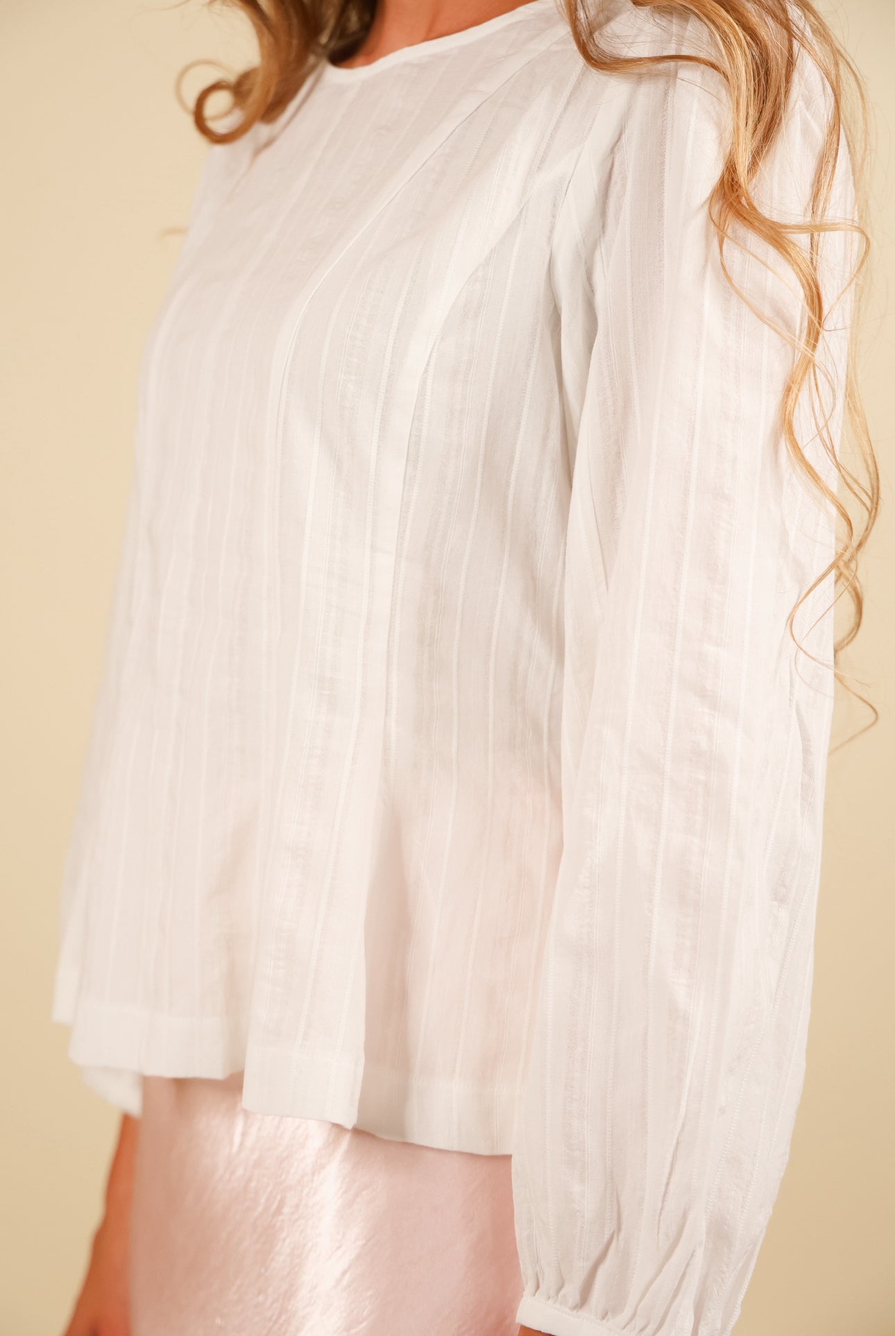 The Merit Top in 100% White Cotton