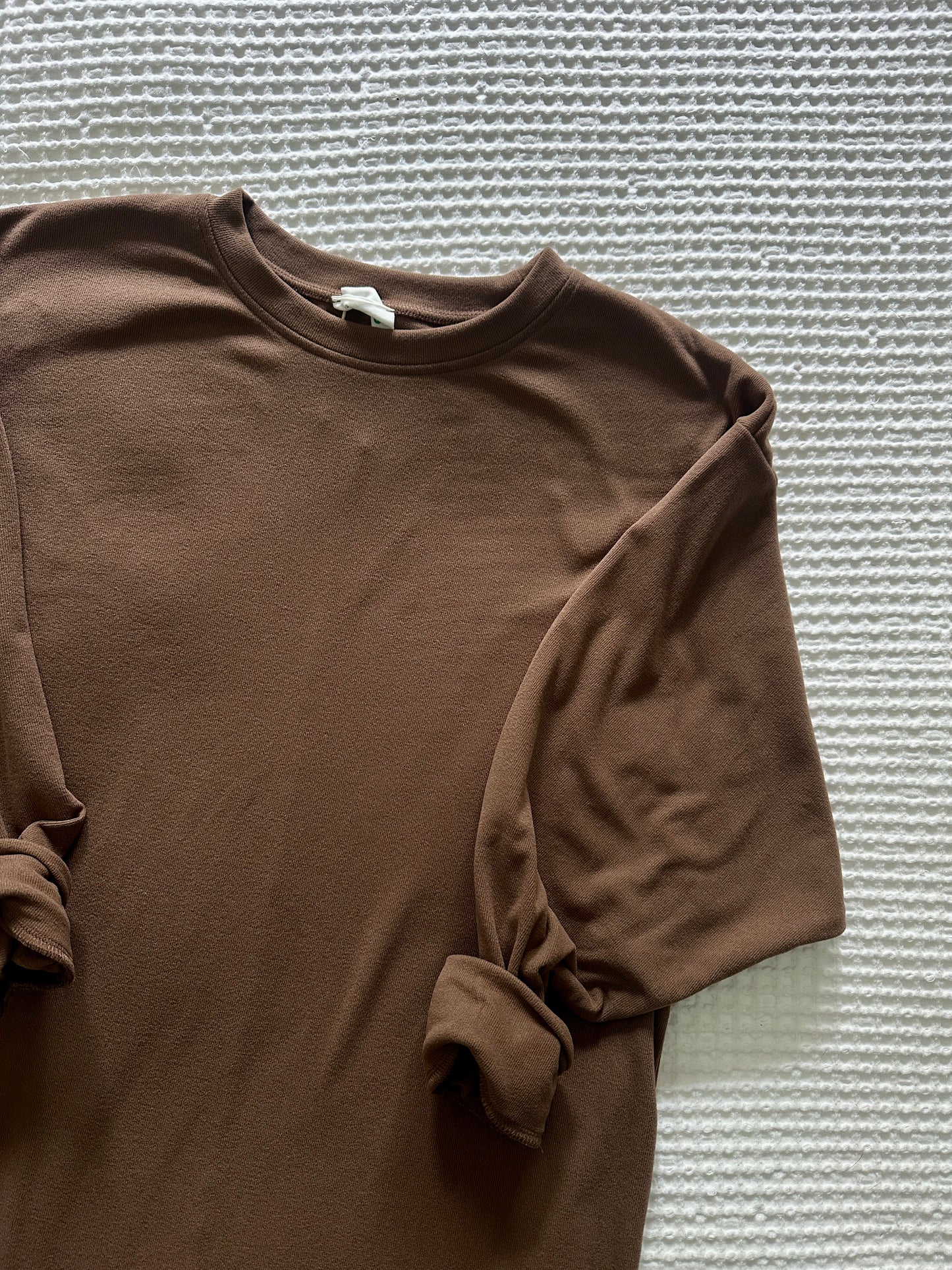 The Elliot Sweatshirt Dress in Chestnut