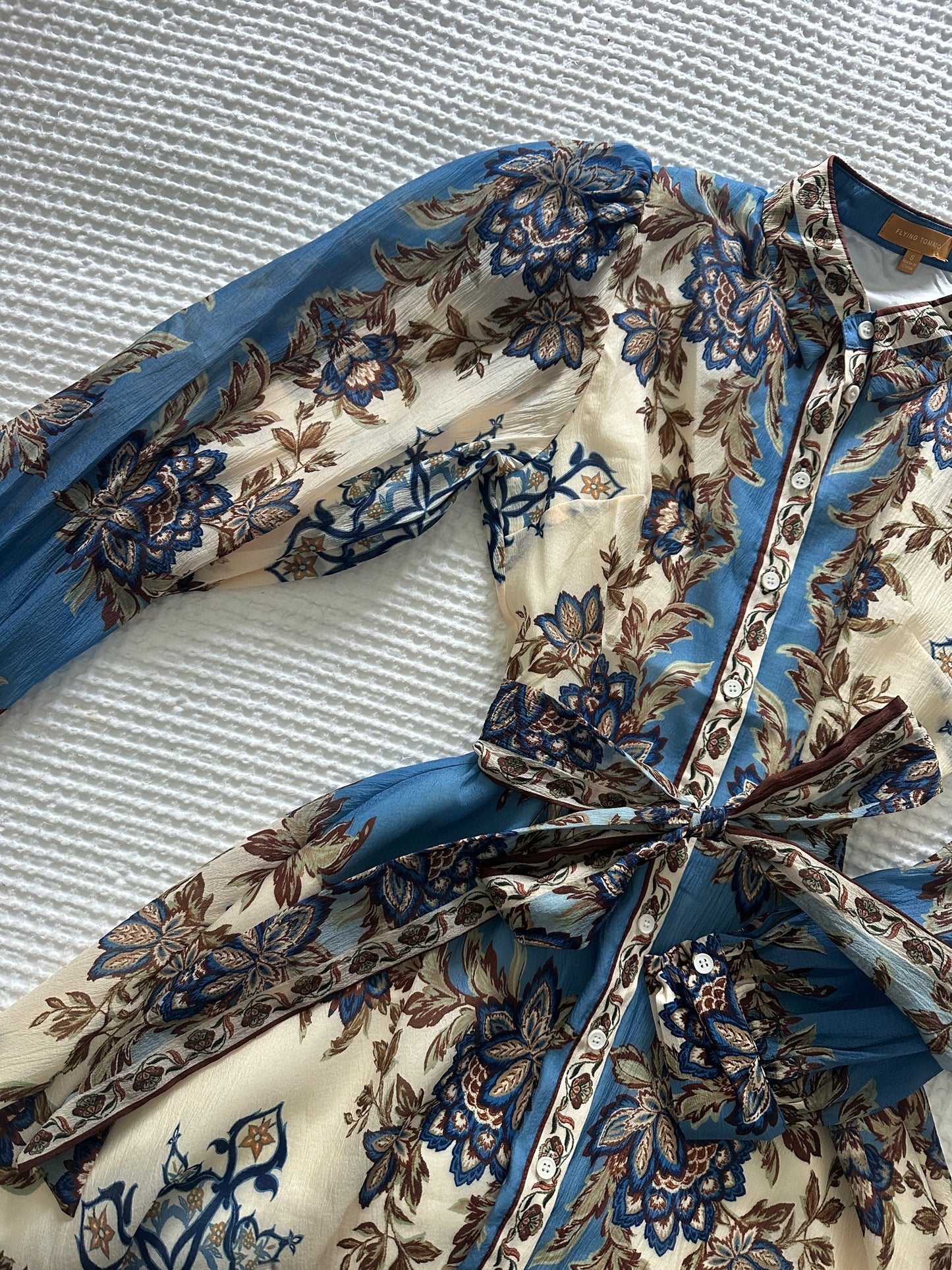 The Sophie Fall Floral Shirt Dress