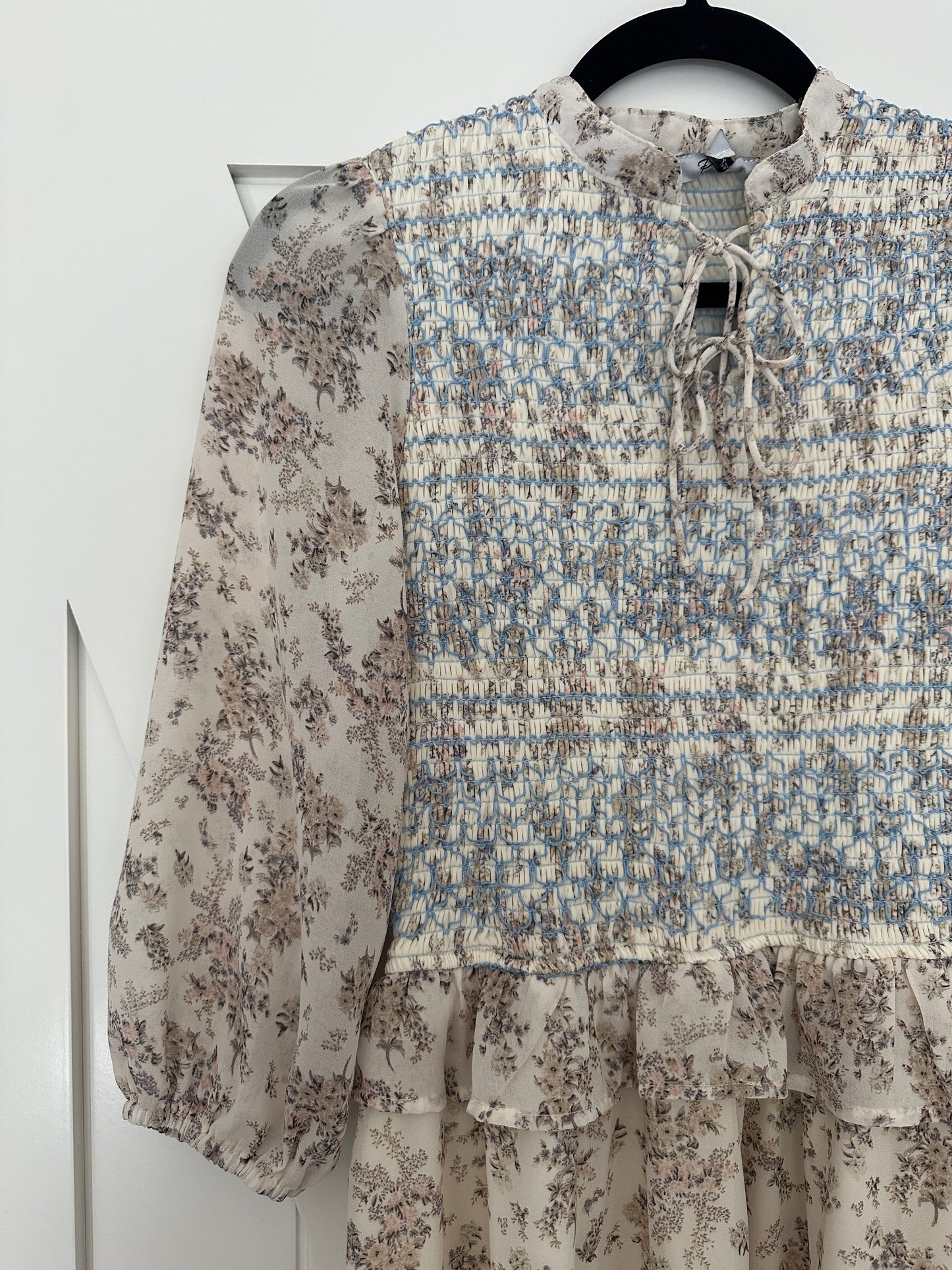 The Rory Smocked Fall Floral Dress