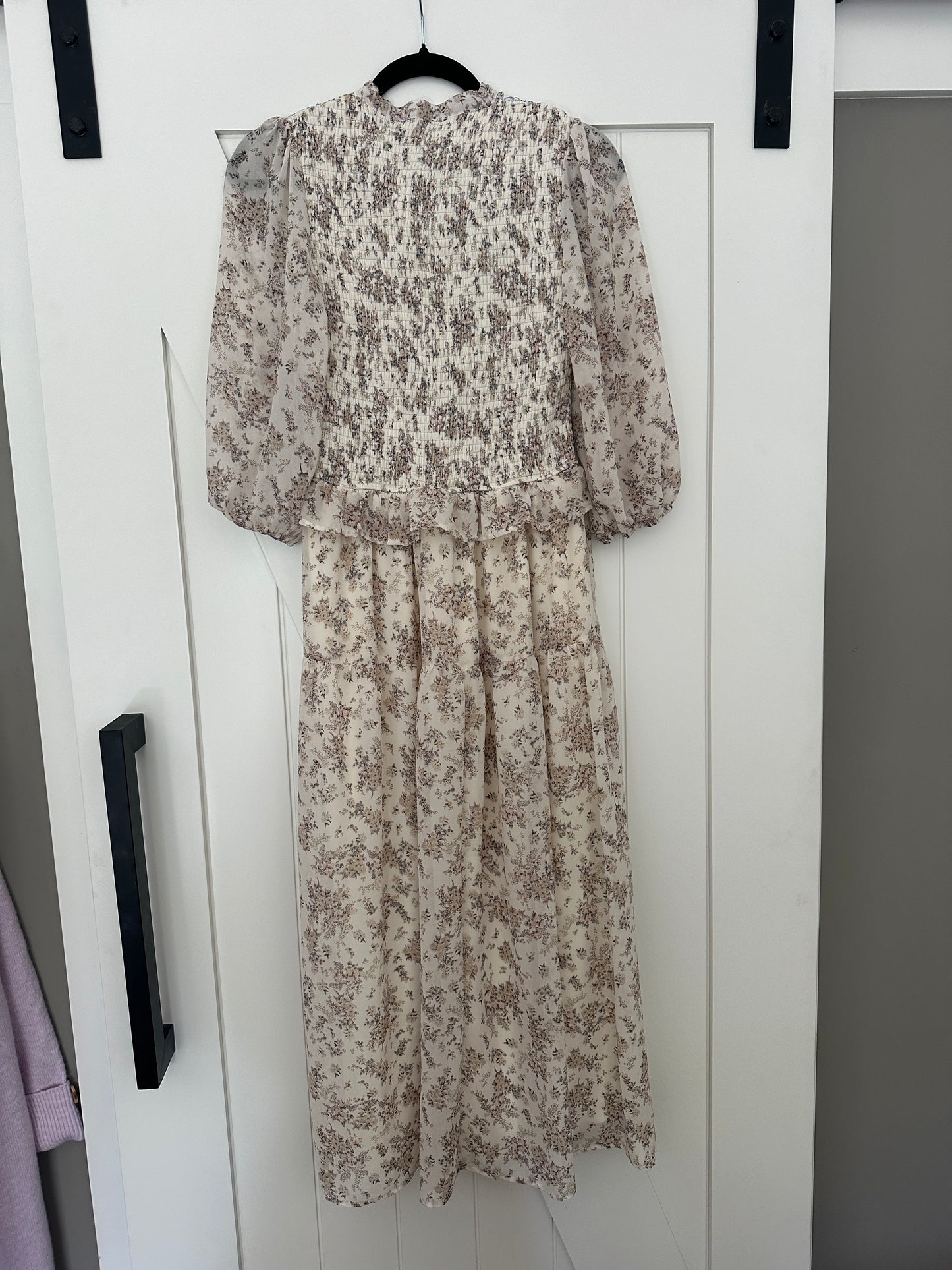 The Rory Smocked Fall Floral Dress