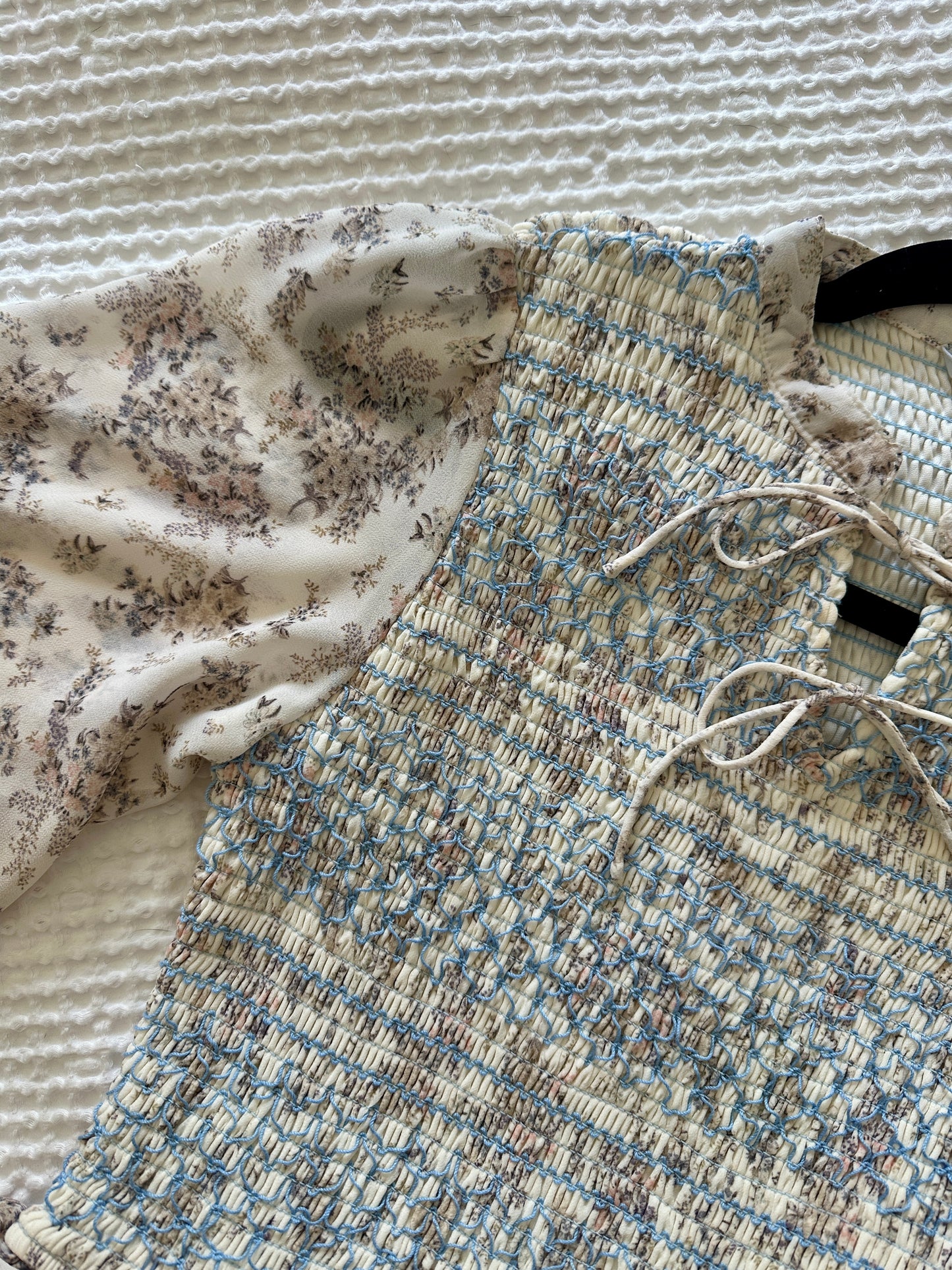 The Rory Smocked Fall Floral Dress