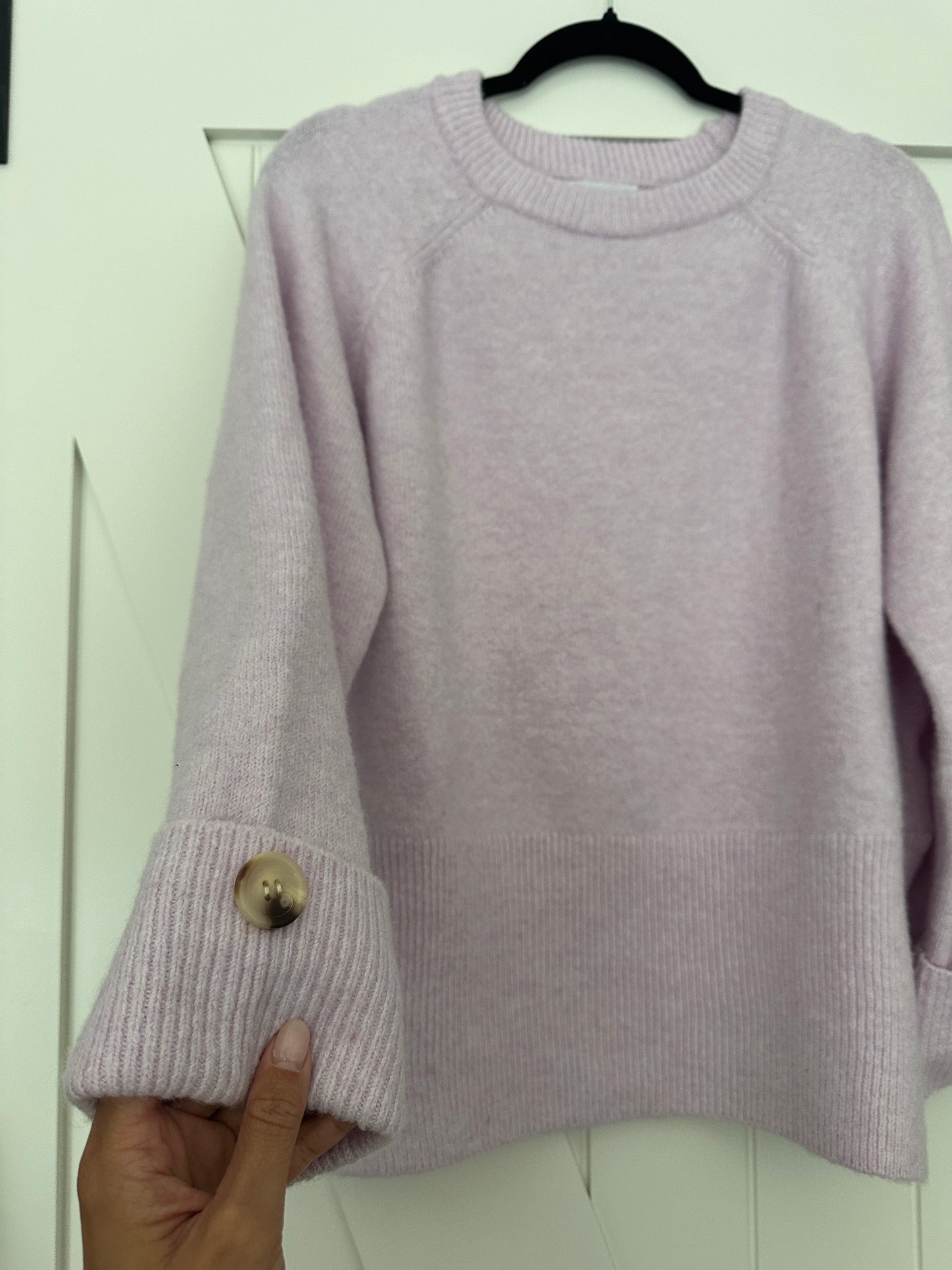 The Taylor Sweater Set in Soft Lavender