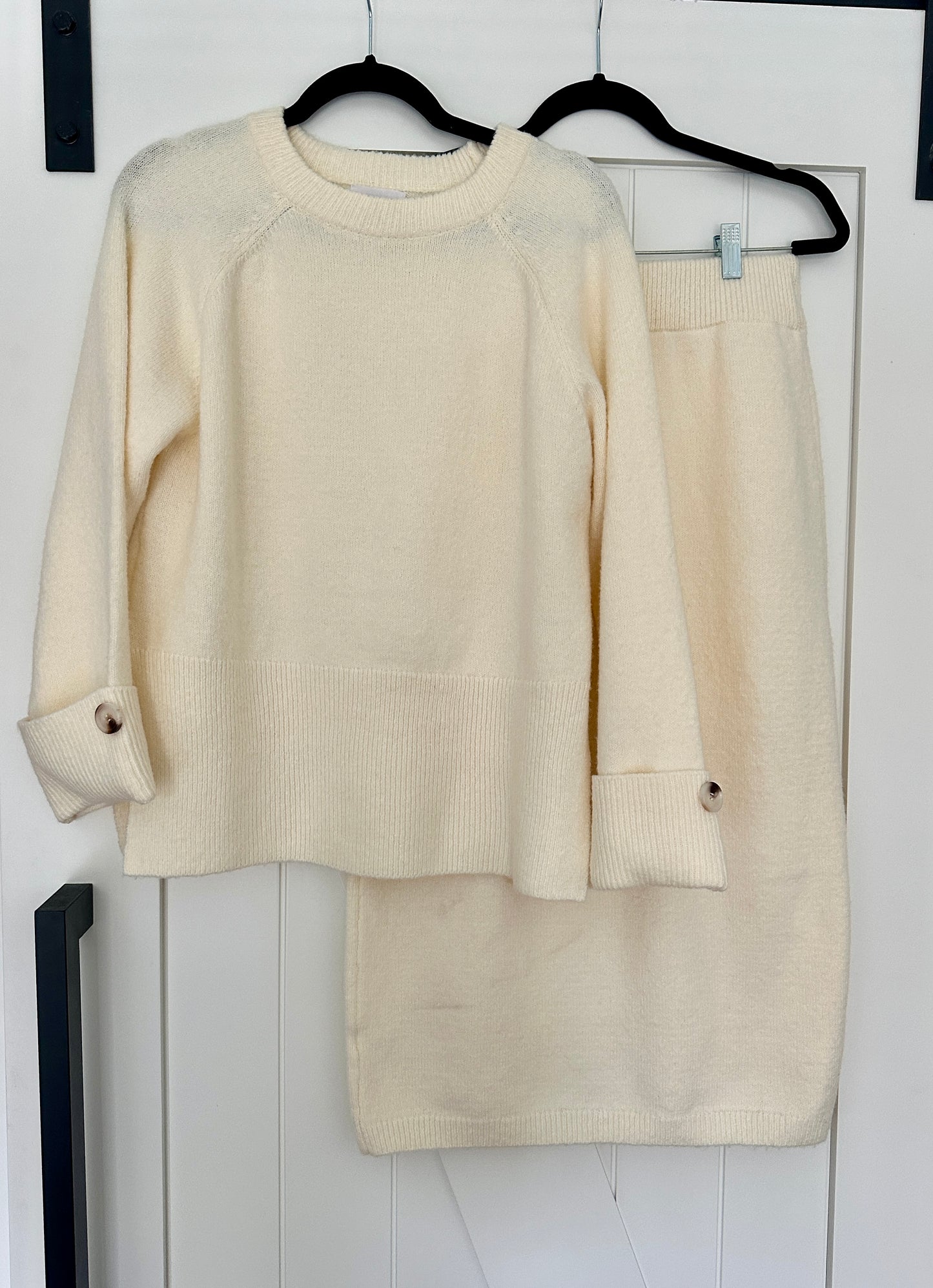 The Taylor Sweater Set in Buttercream