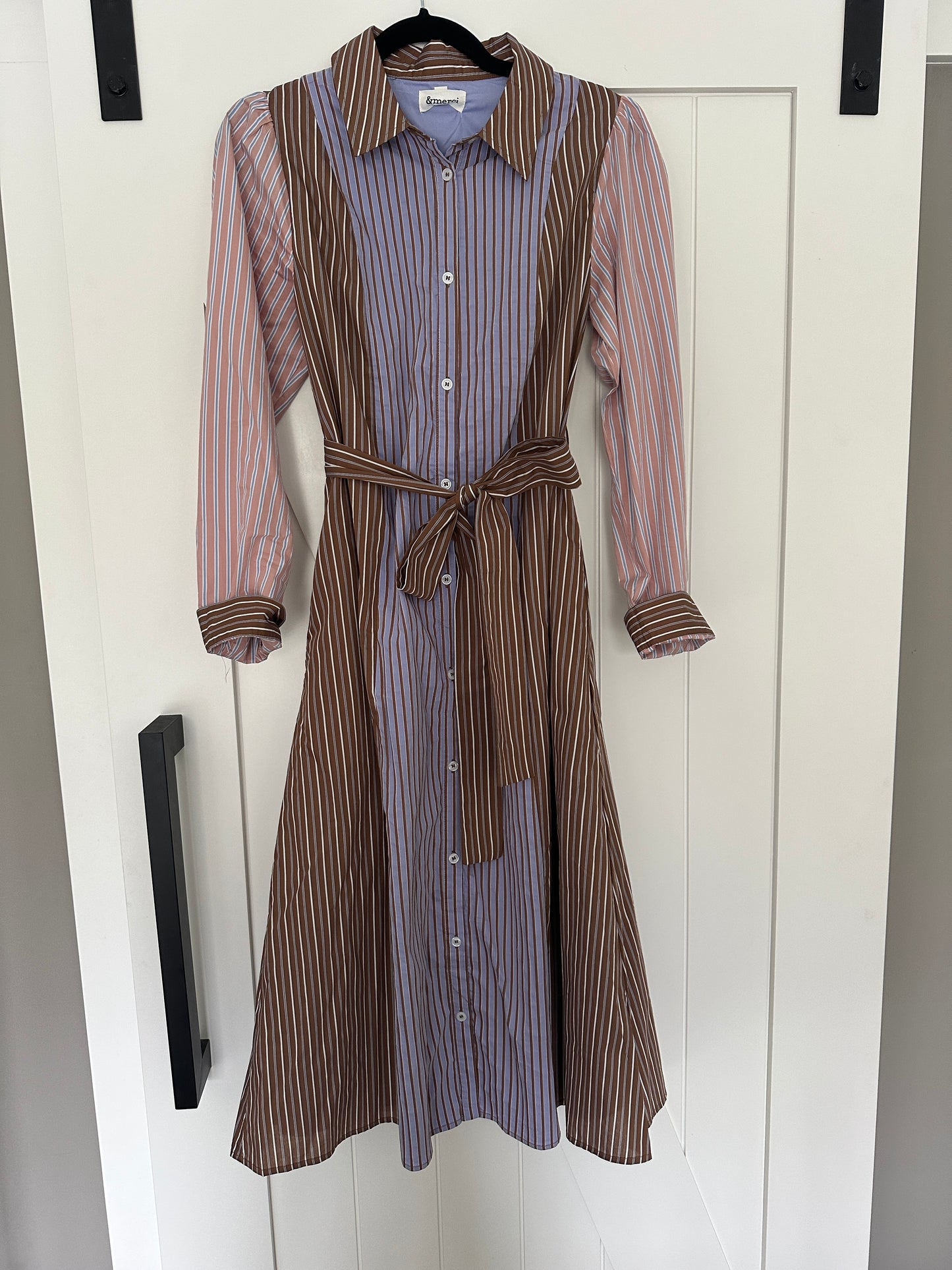 The Lauren Mixed Striped Shirt Dress