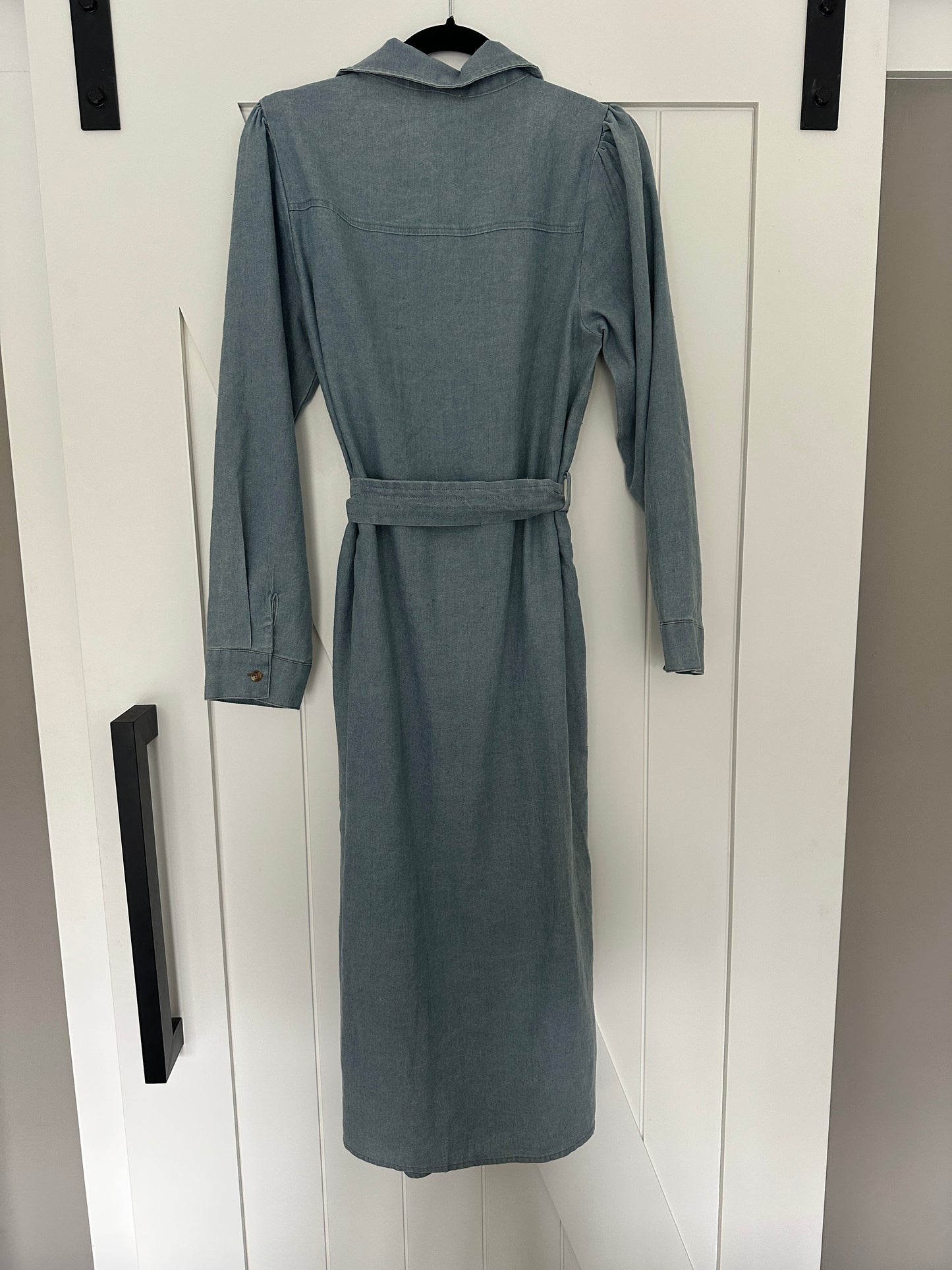The Allison Chambray Shirt Dress