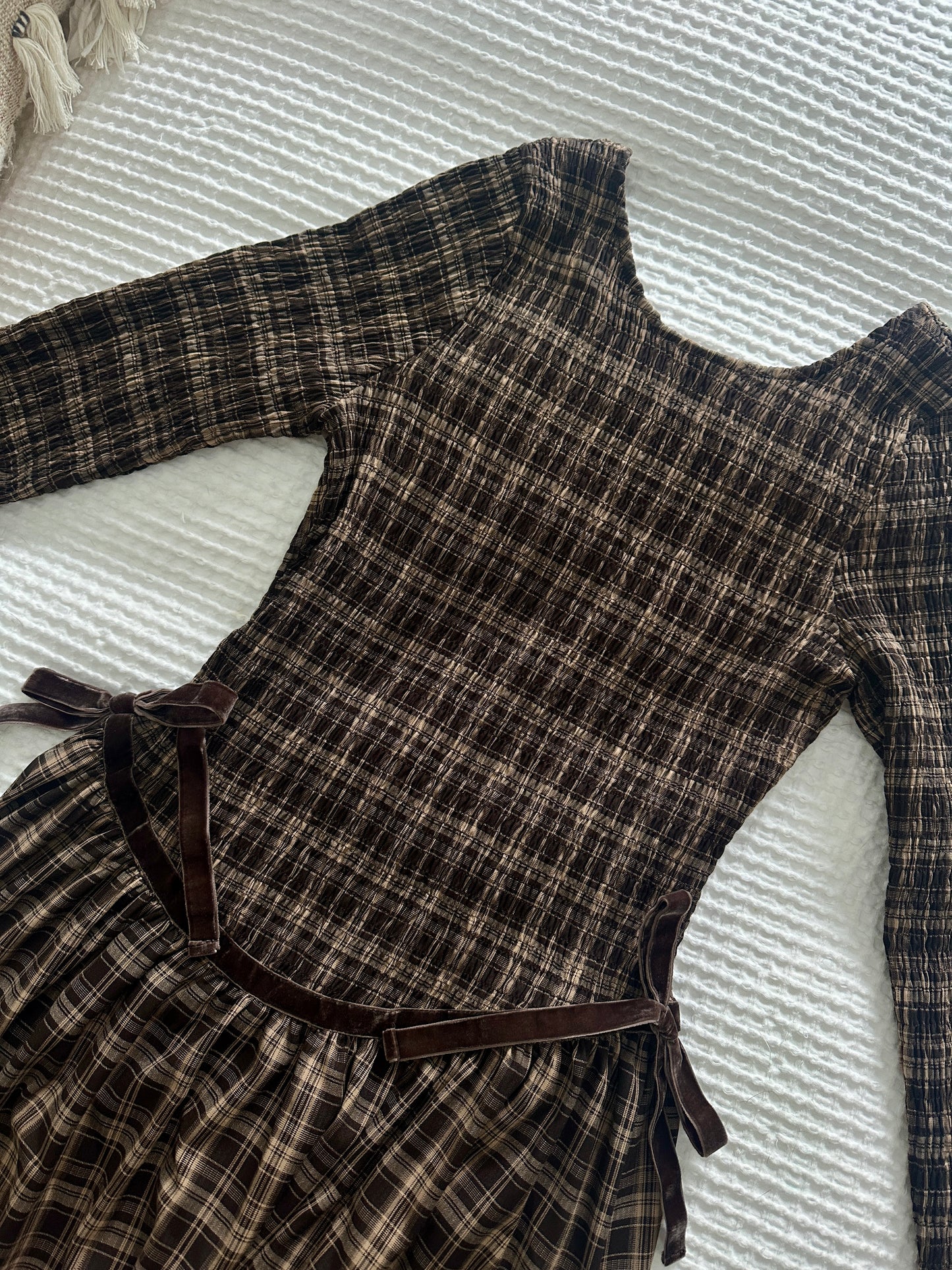 The Ella Smocked Drop Waist Dress