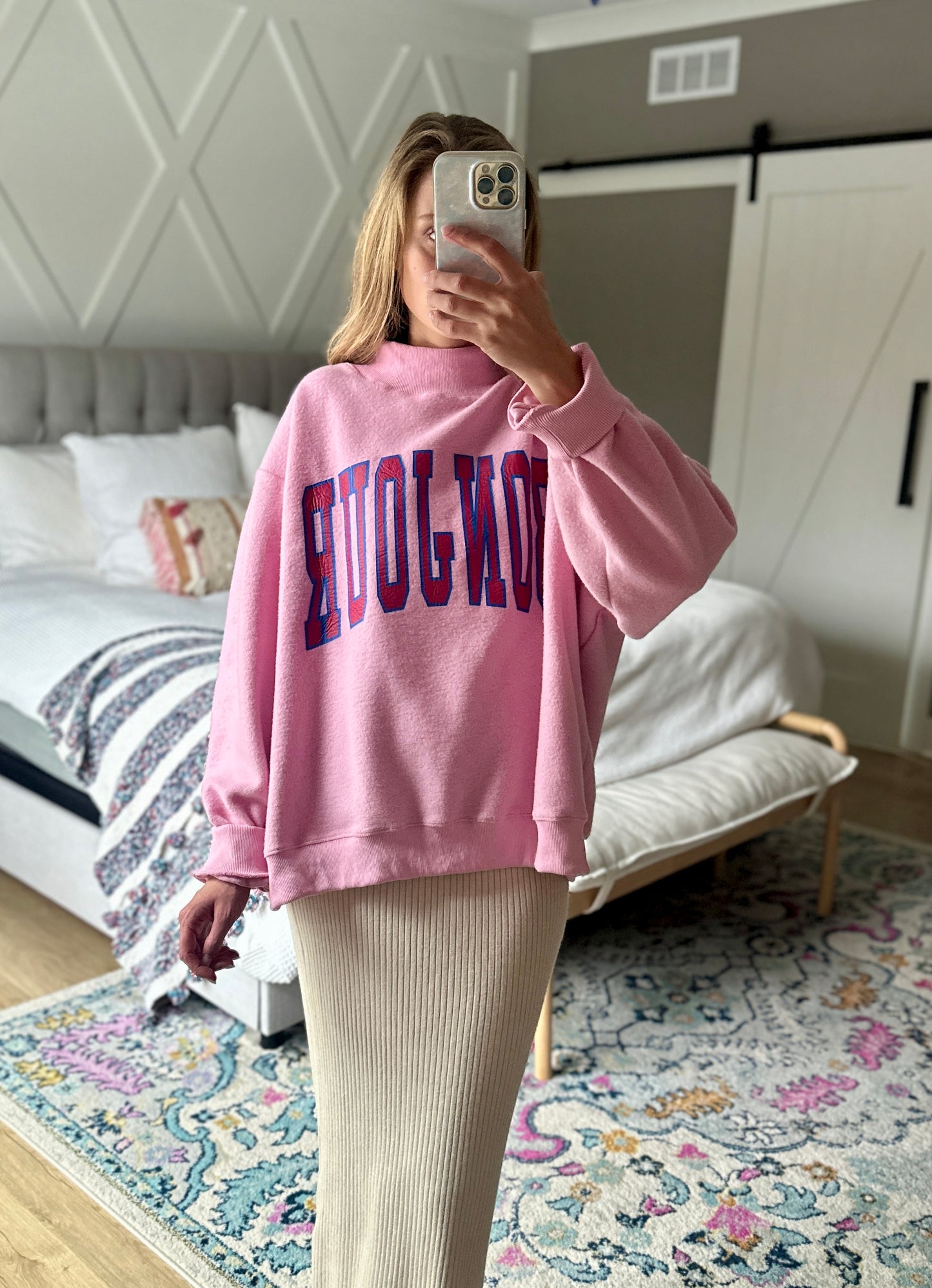 The Paris Reversible Mockneck Sweatshirt