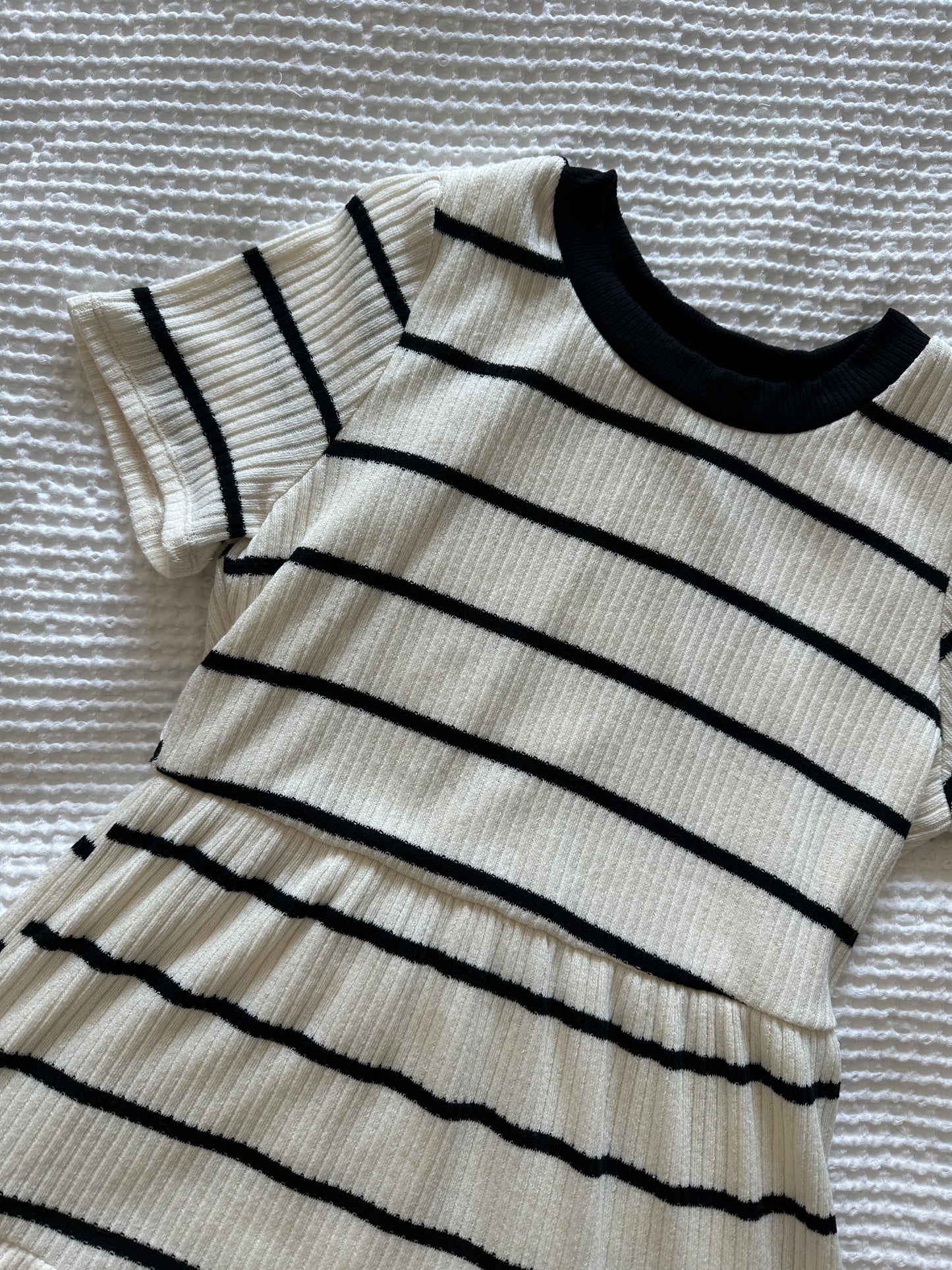 The Stevie Ribbed Knit T-Shirt Dress