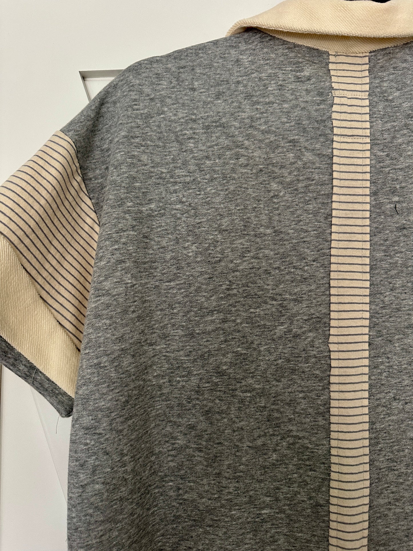 The Cora French Terry Midi Dress in Heather Grey