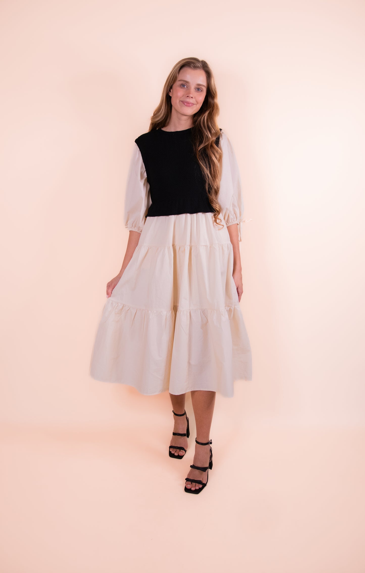 The Josie Tiered Midi Dress