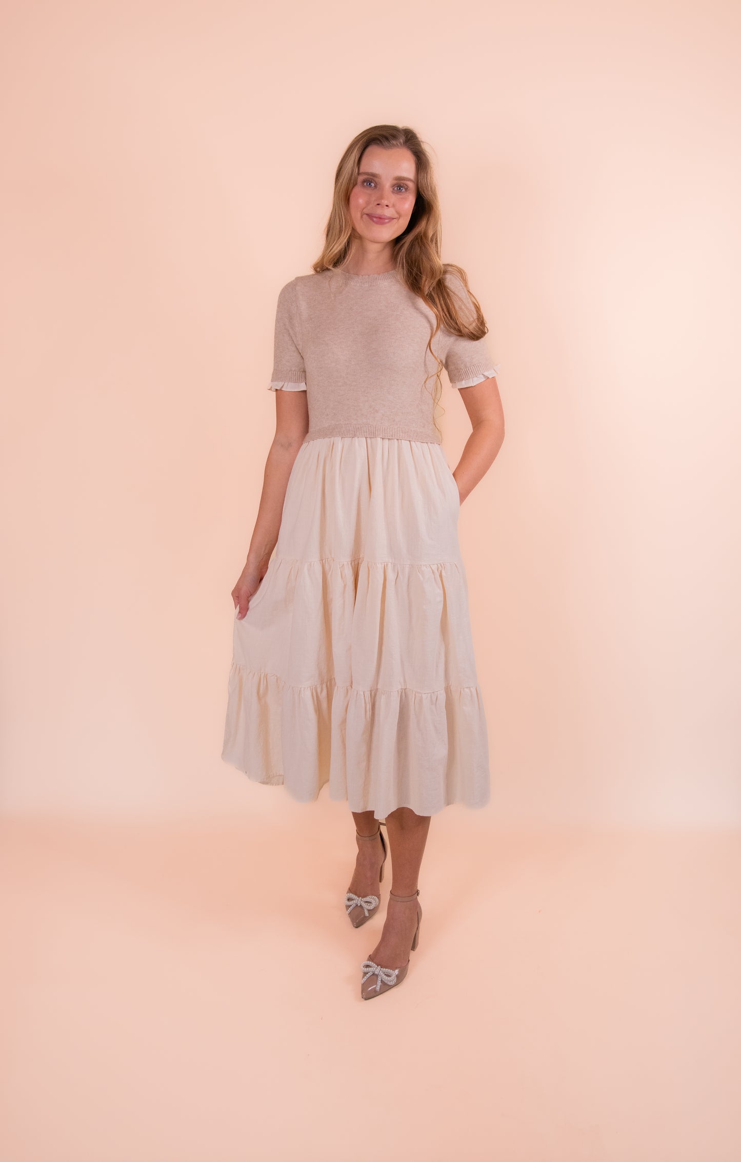 The Emme Knit Tiered Dress