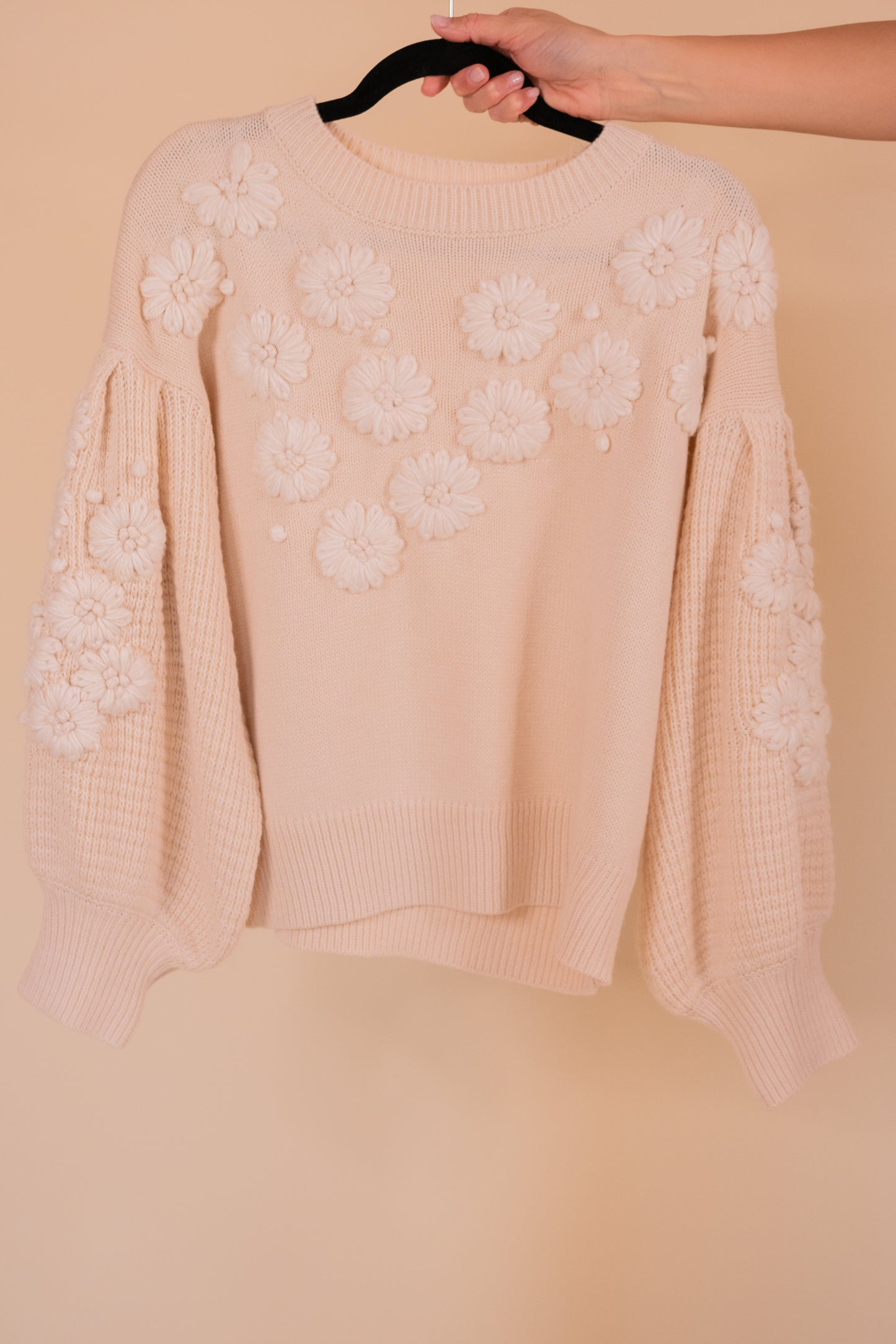 The Kendra Embroidered Floral Sweater