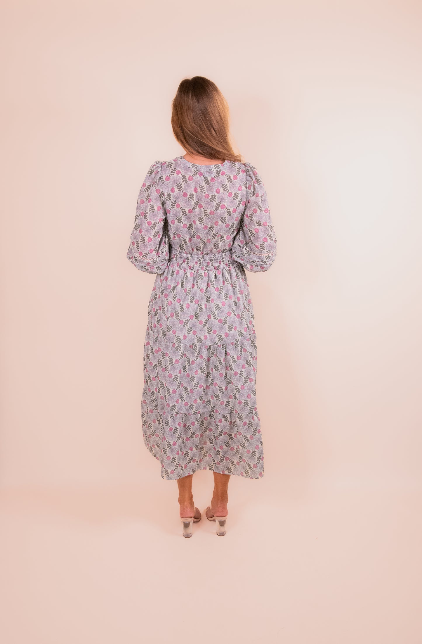 The Eva Floral Midi Dress