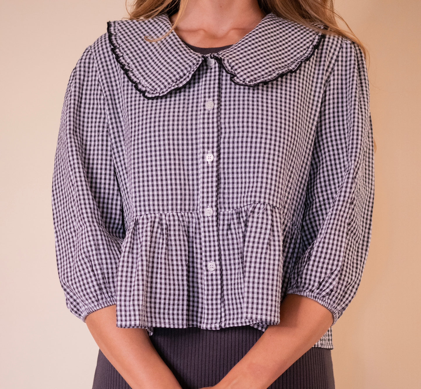 The Joelle Gingham Top