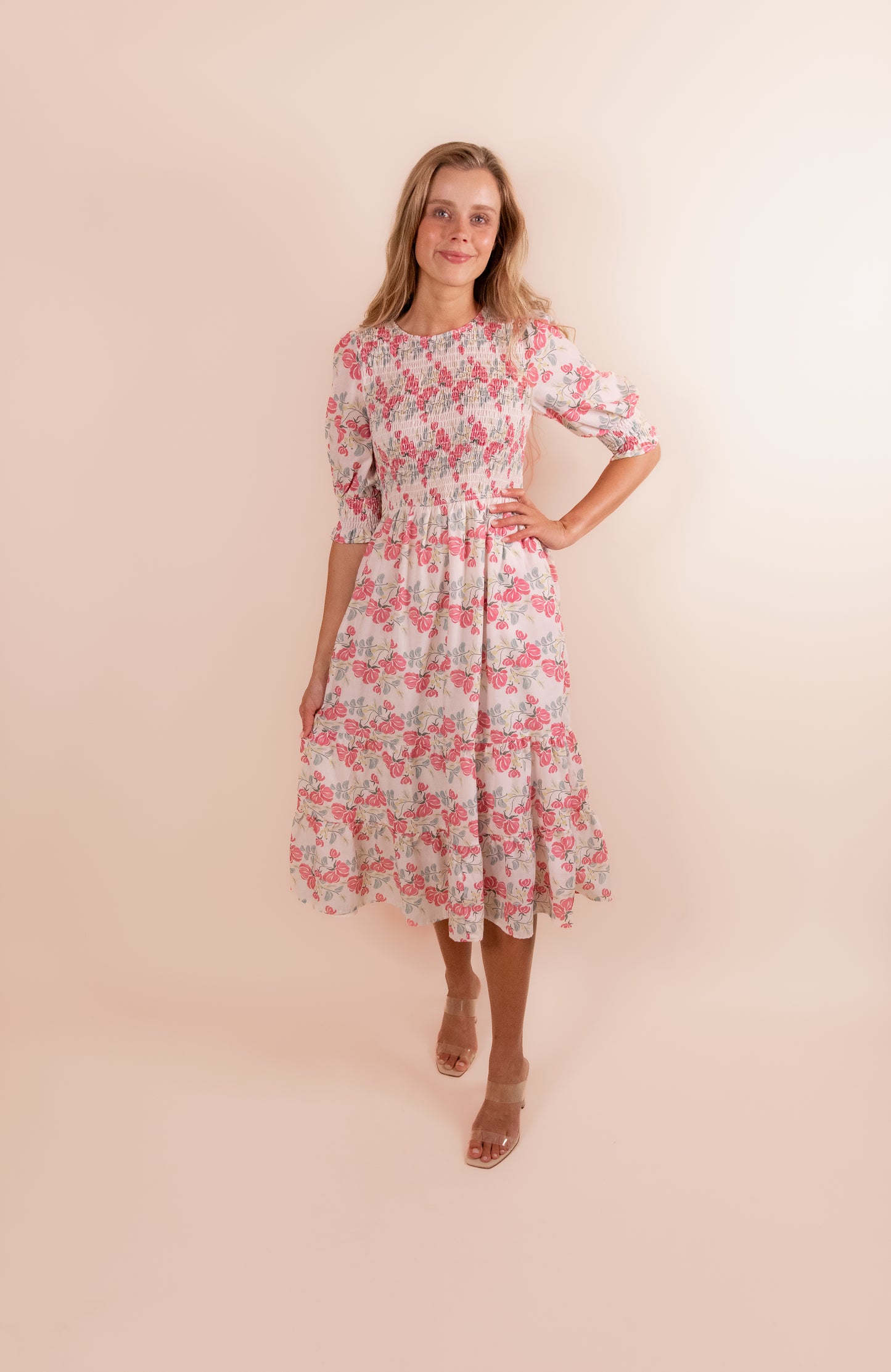 The Sadie Floral Smocked Dress
