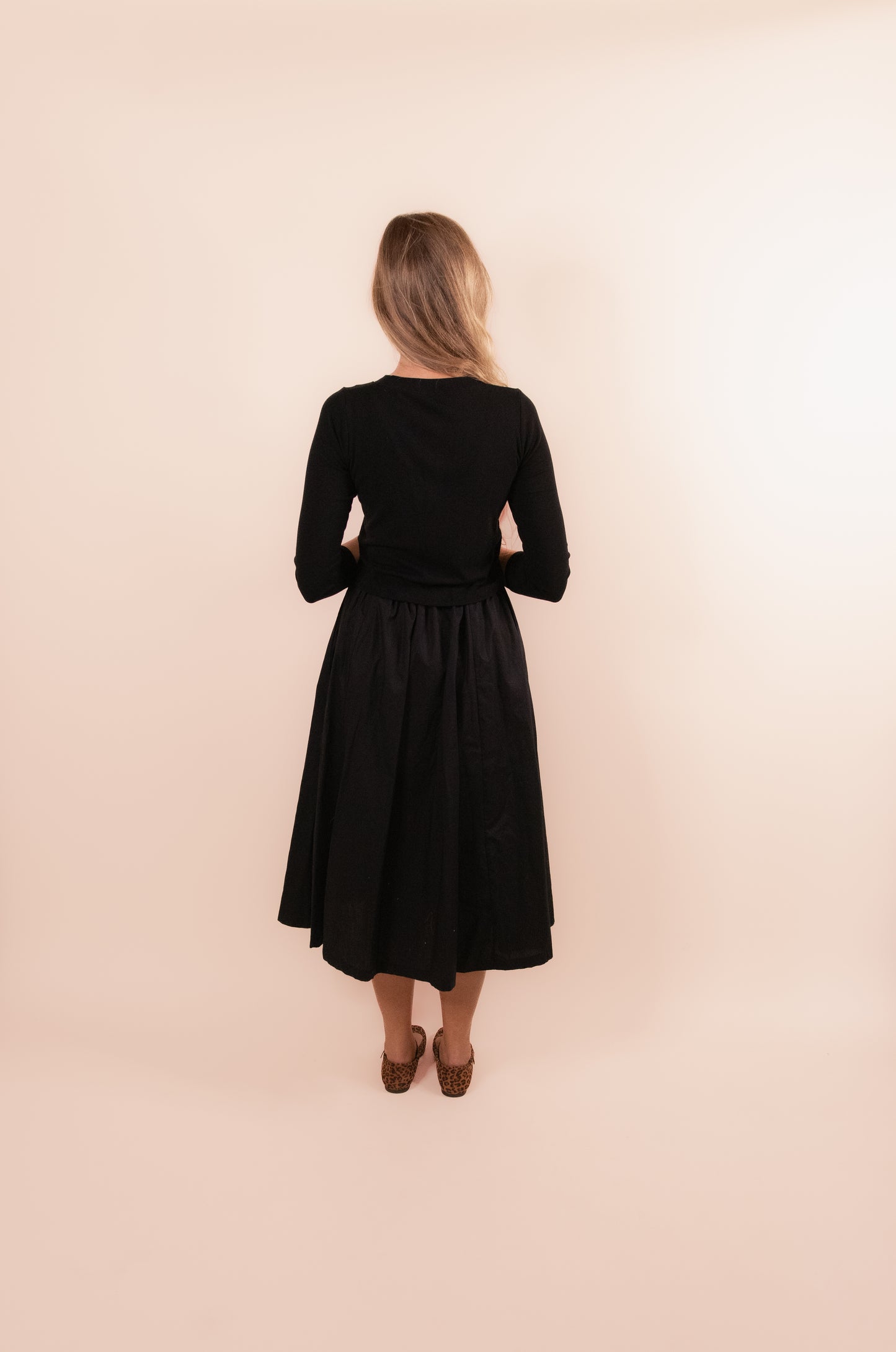The Lola Cardigan Set in Black
