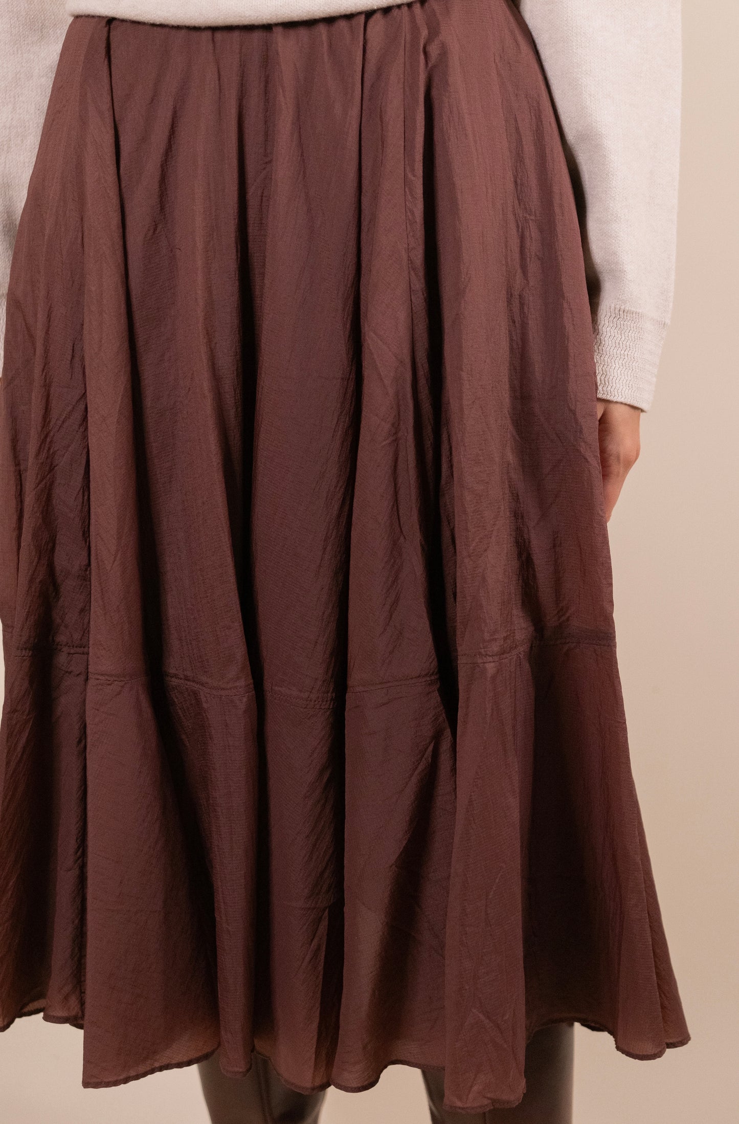 The Katie Flounce Midi Skirt