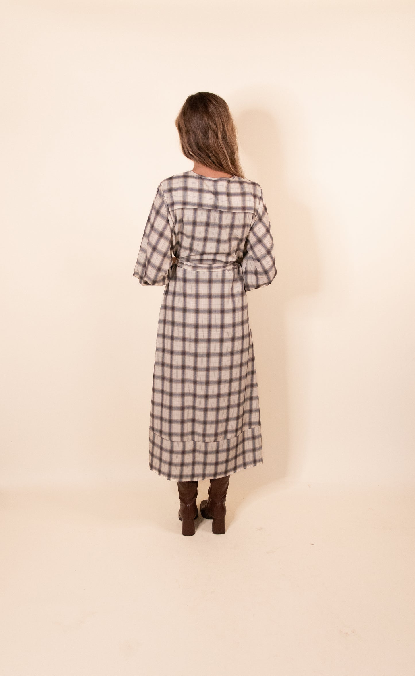 The Rae Plaid Shirt Dress