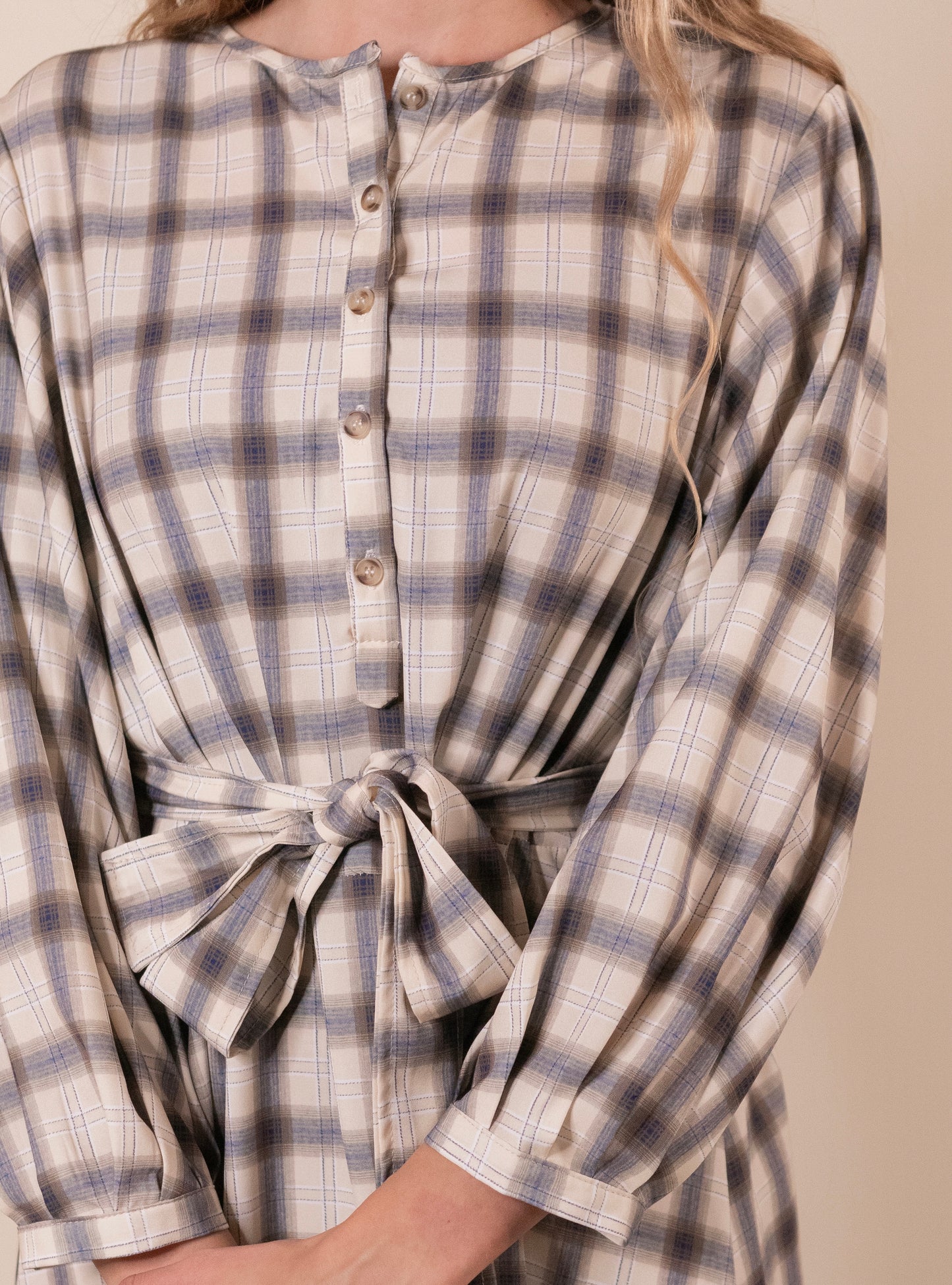 The Rae Plaid Shirt Dress