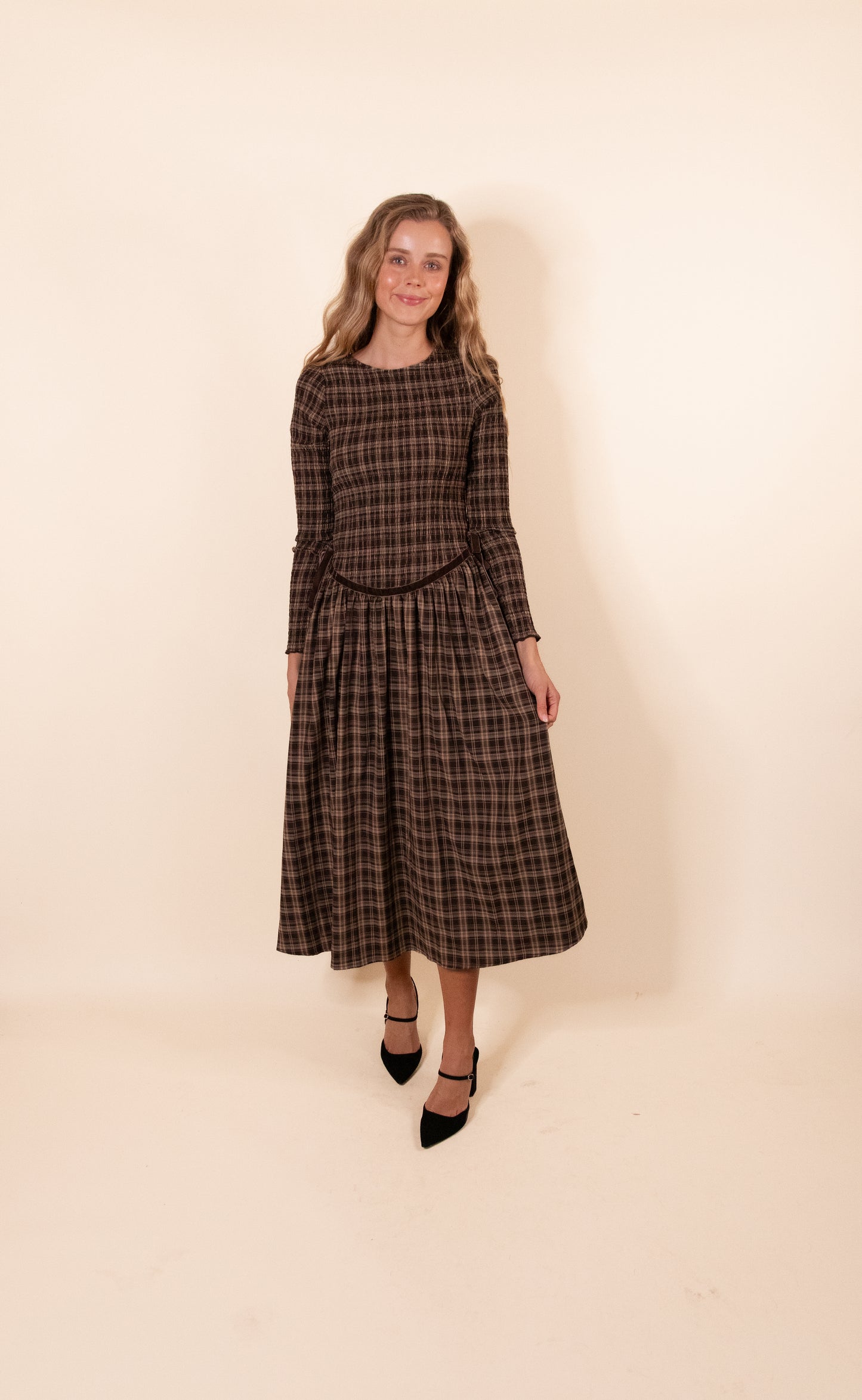 The Ella Smocked Drop Waist Dress