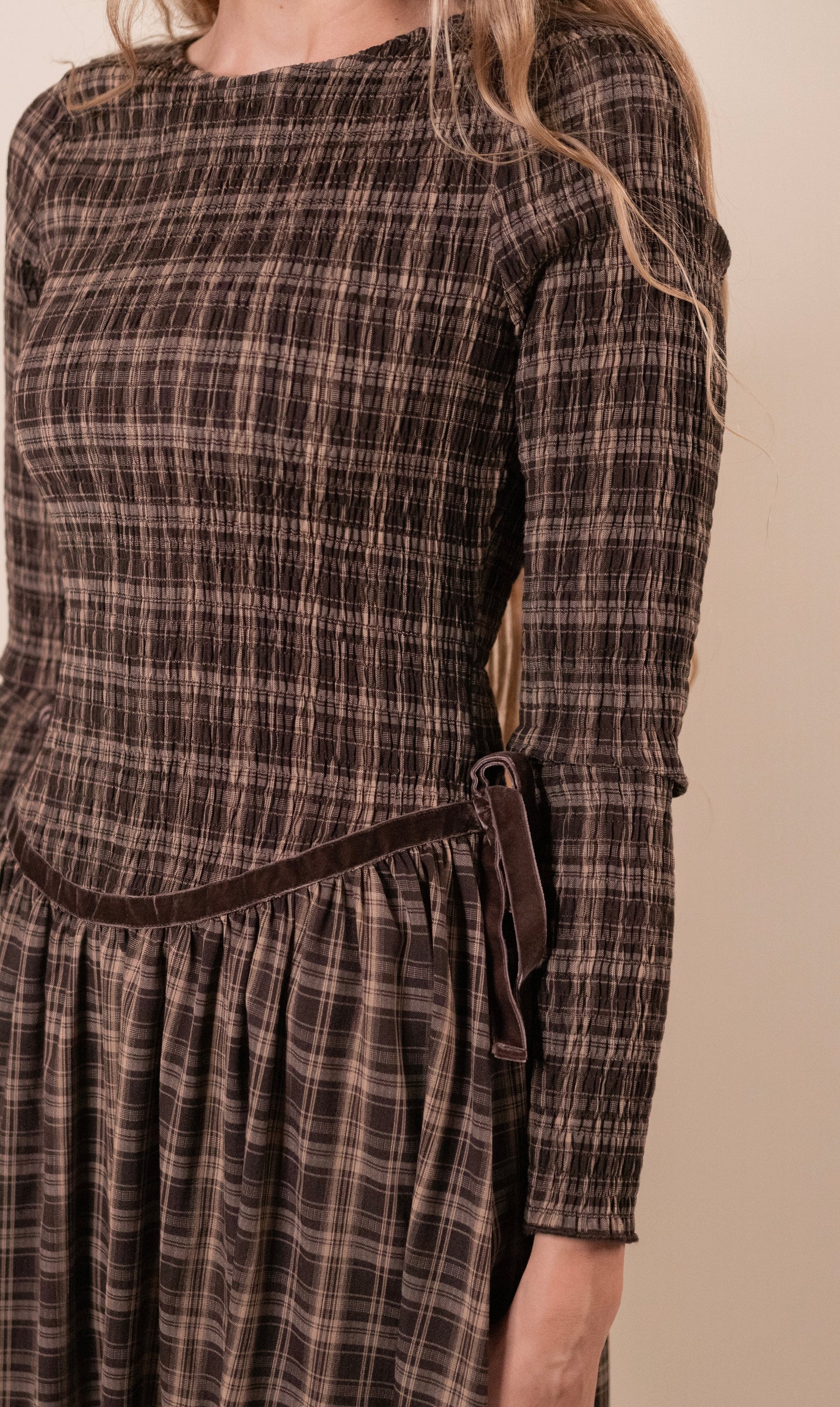 The Ella Smocked Drop Waist Dress